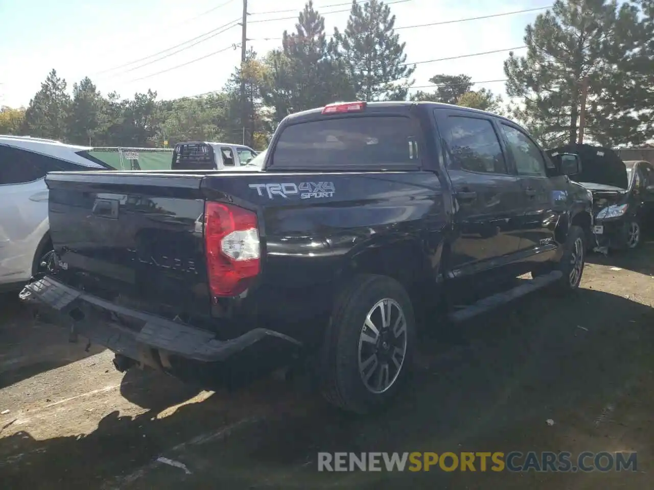 4 Photograph of a damaged car 5TFDW5F13KX837607 TOYOTA TUNDRA 2019