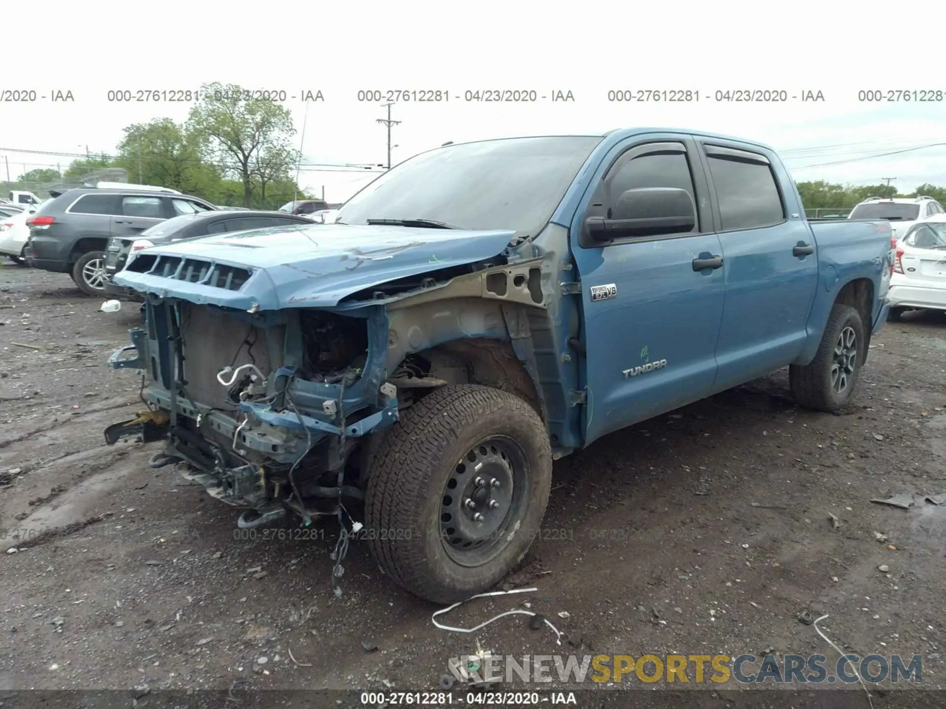2 Photograph of a damaged car 5TFDW5F15KX778110 TOYOTA TUNDRA 2019