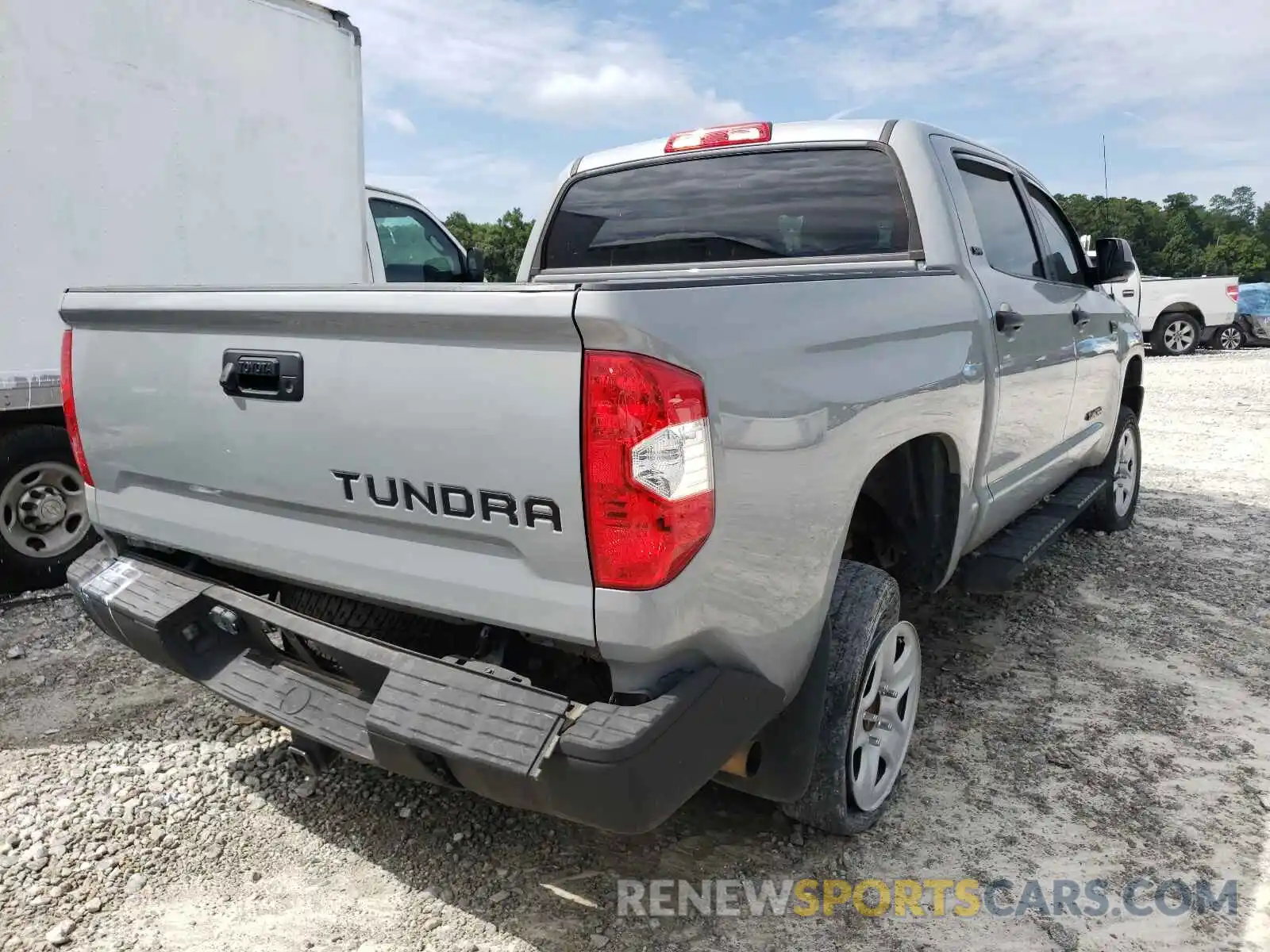 4 Photograph of a damaged car 5TFDW5F15KX834451 TOYOTA TUNDRA 2019