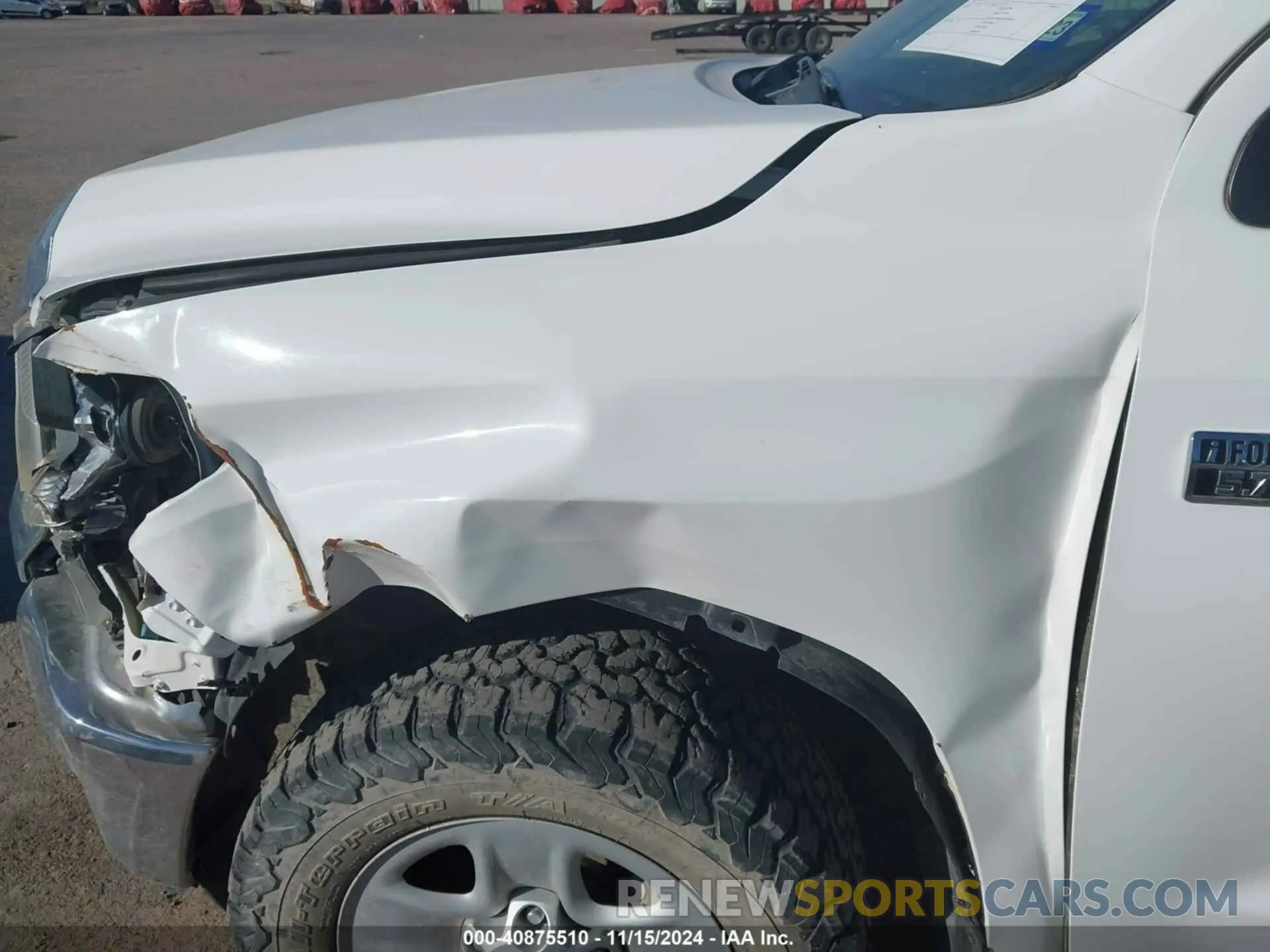 6 Photograph of a damaged car 5TFDW5F16KX818940 TOYOTA TUNDRA 2019