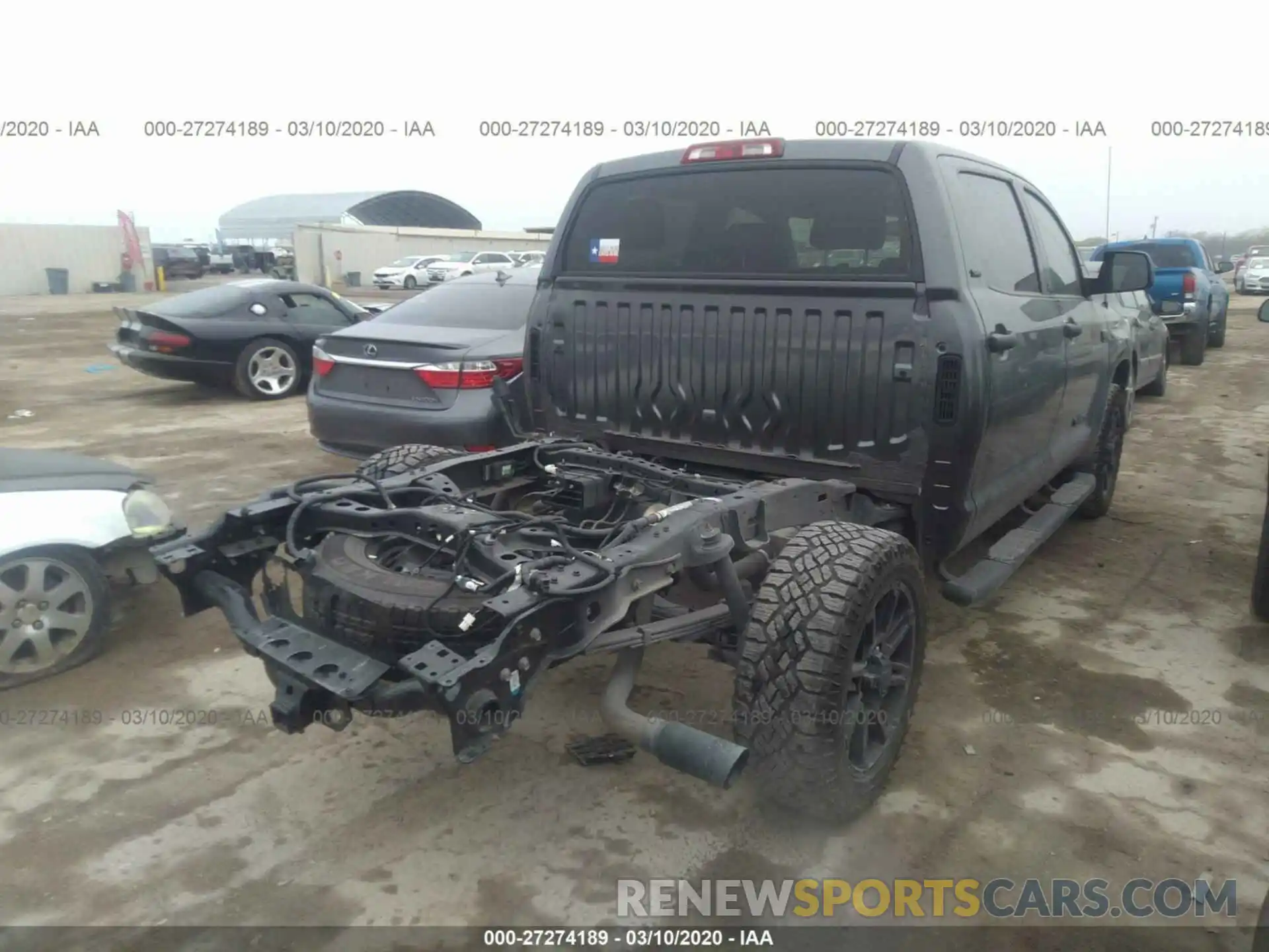 4 Photograph of a damaged car 5TFDW5F16KX854756 TOYOTA TUNDRA 2019