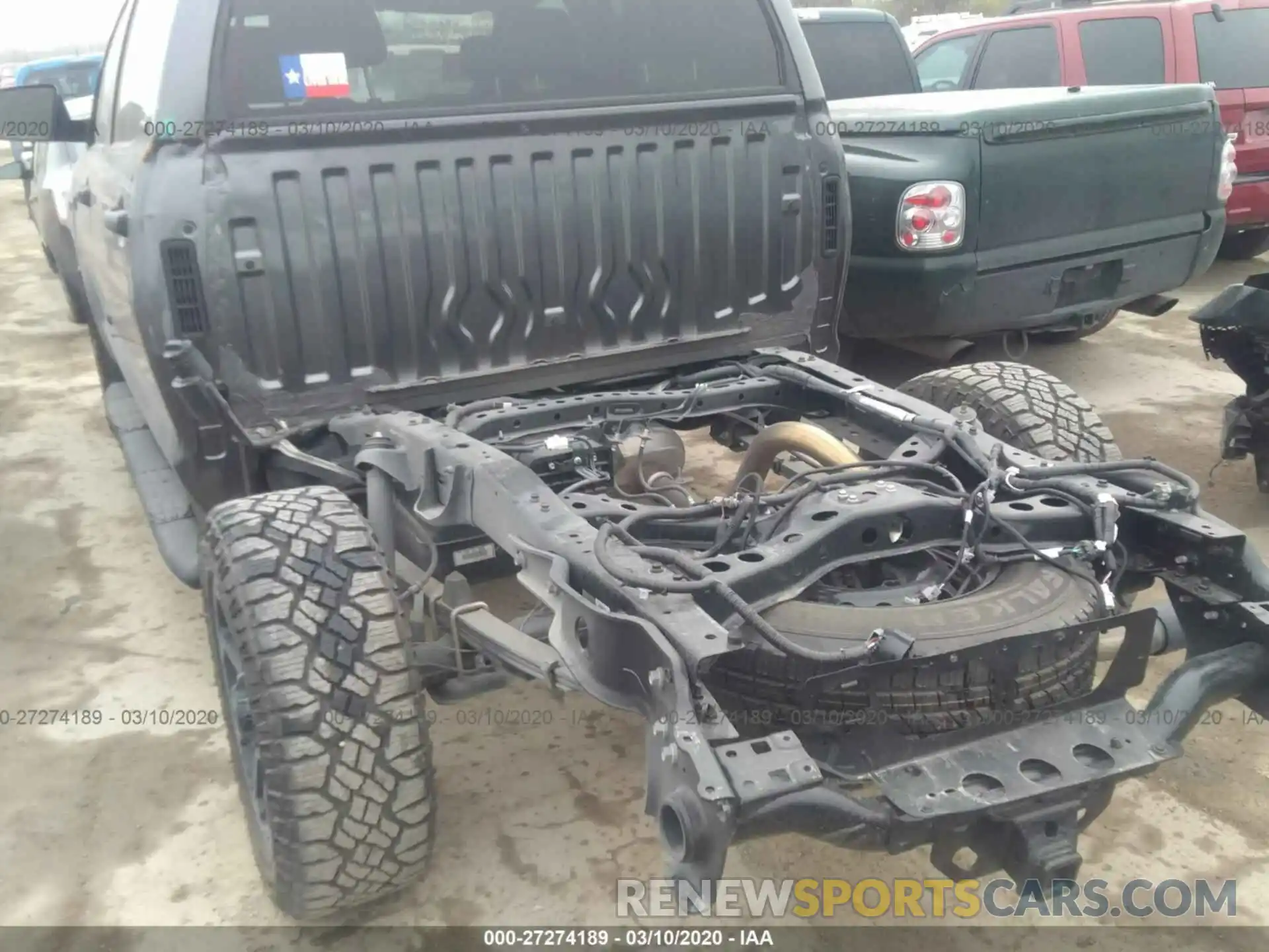 6 Photograph of a damaged car 5TFDW5F16KX854756 TOYOTA TUNDRA 2019