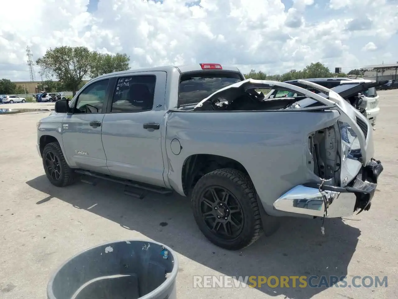2 Photograph of a damaged car 5TFDW5F17KX803492 TOYOTA TUNDRA 2019