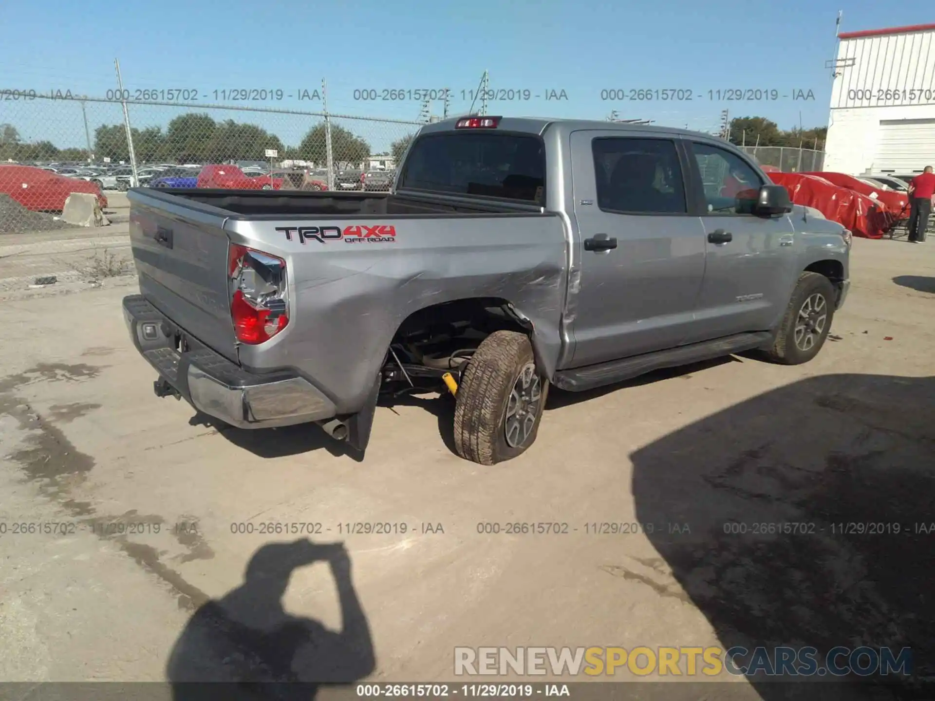 4 Photograph of a damaged car 5TFDW5F17KX834631 TOYOTA TUNDRA 2019