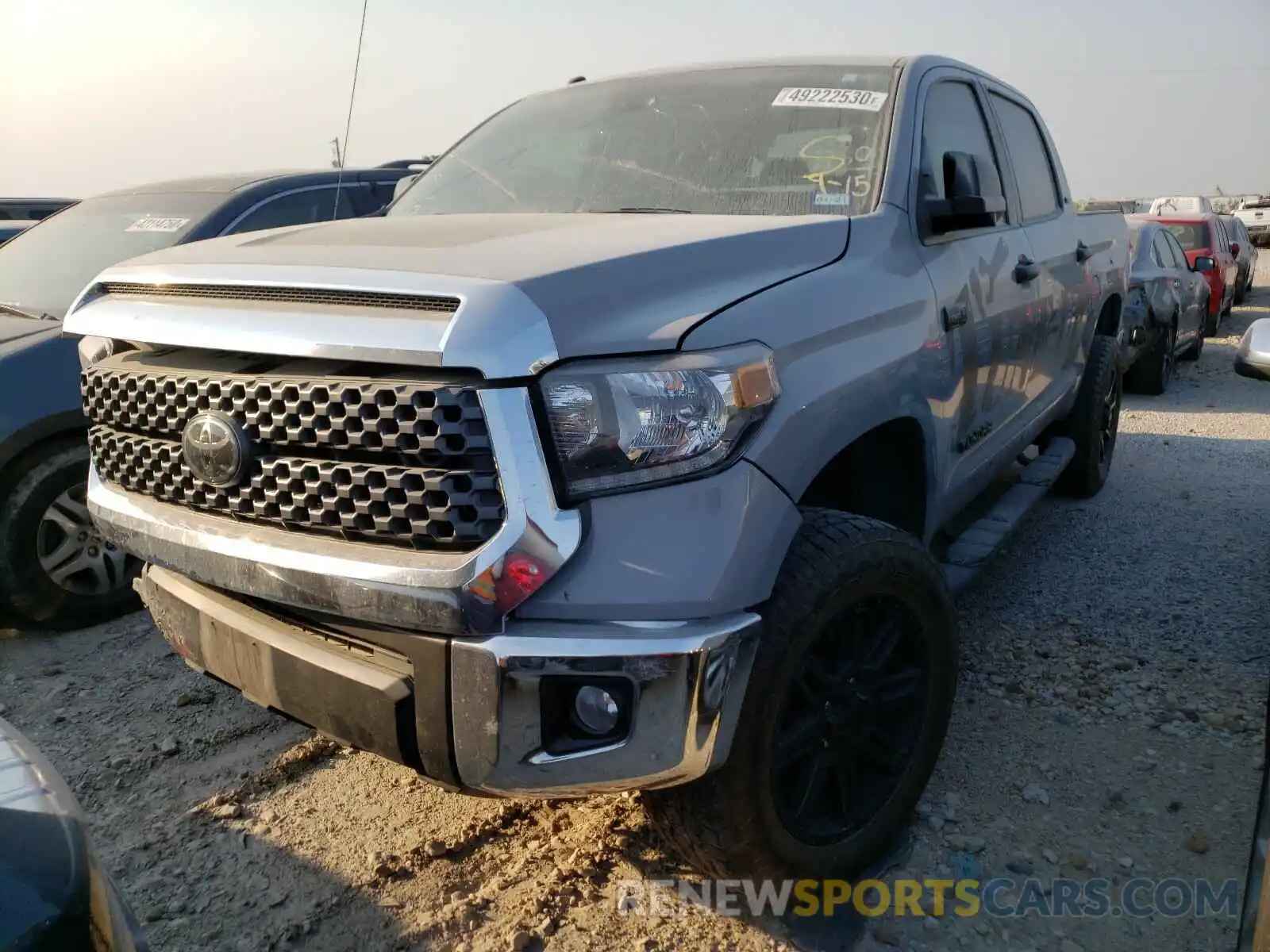 2 Photograph of a damaged car 5TFDW5F18KX818891 TOYOTA TUNDRA 2019