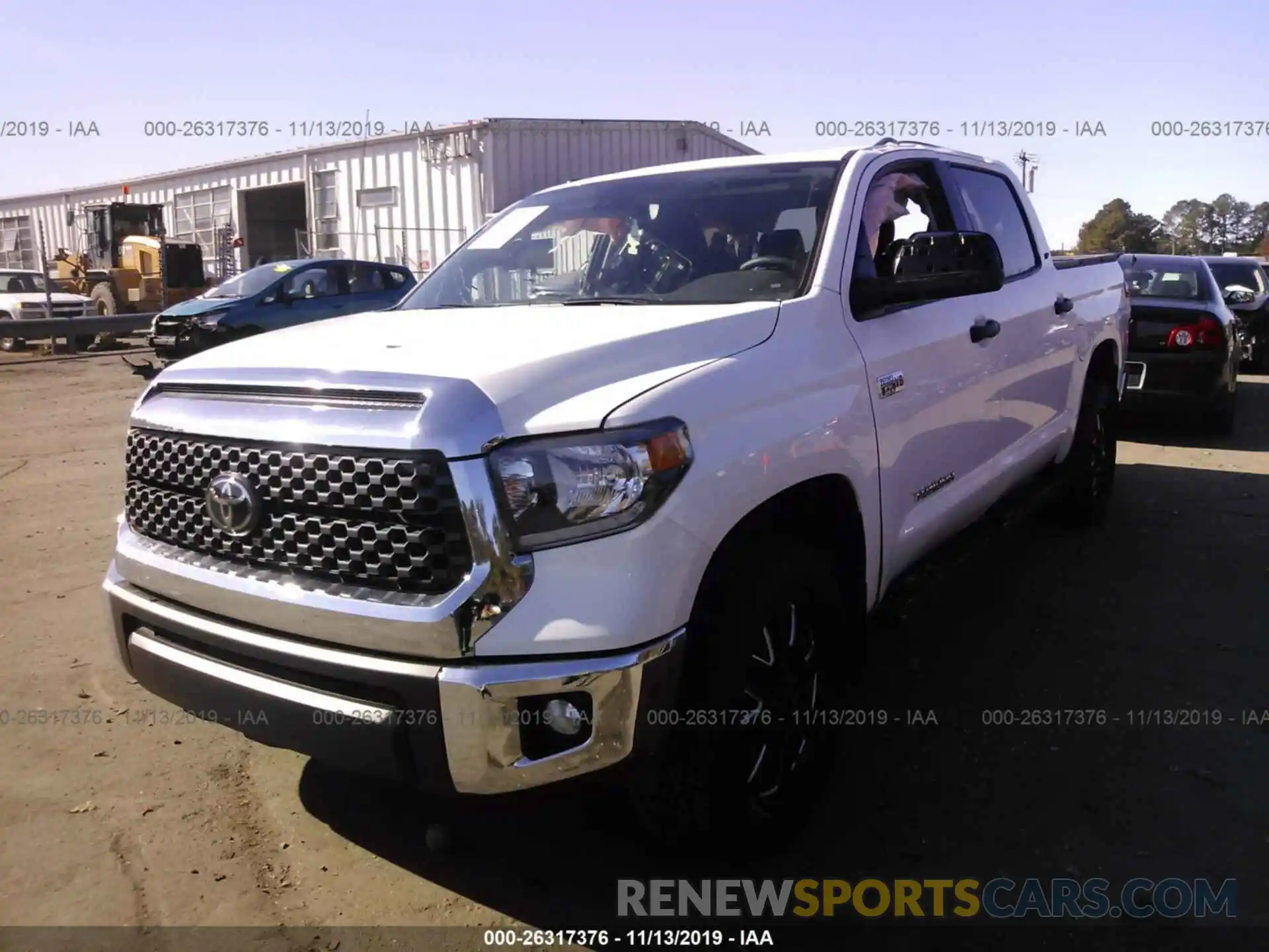 2 Photograph of a damaged car 5TFDW5F18KX834377 TOYOTA TUNDRA 2019