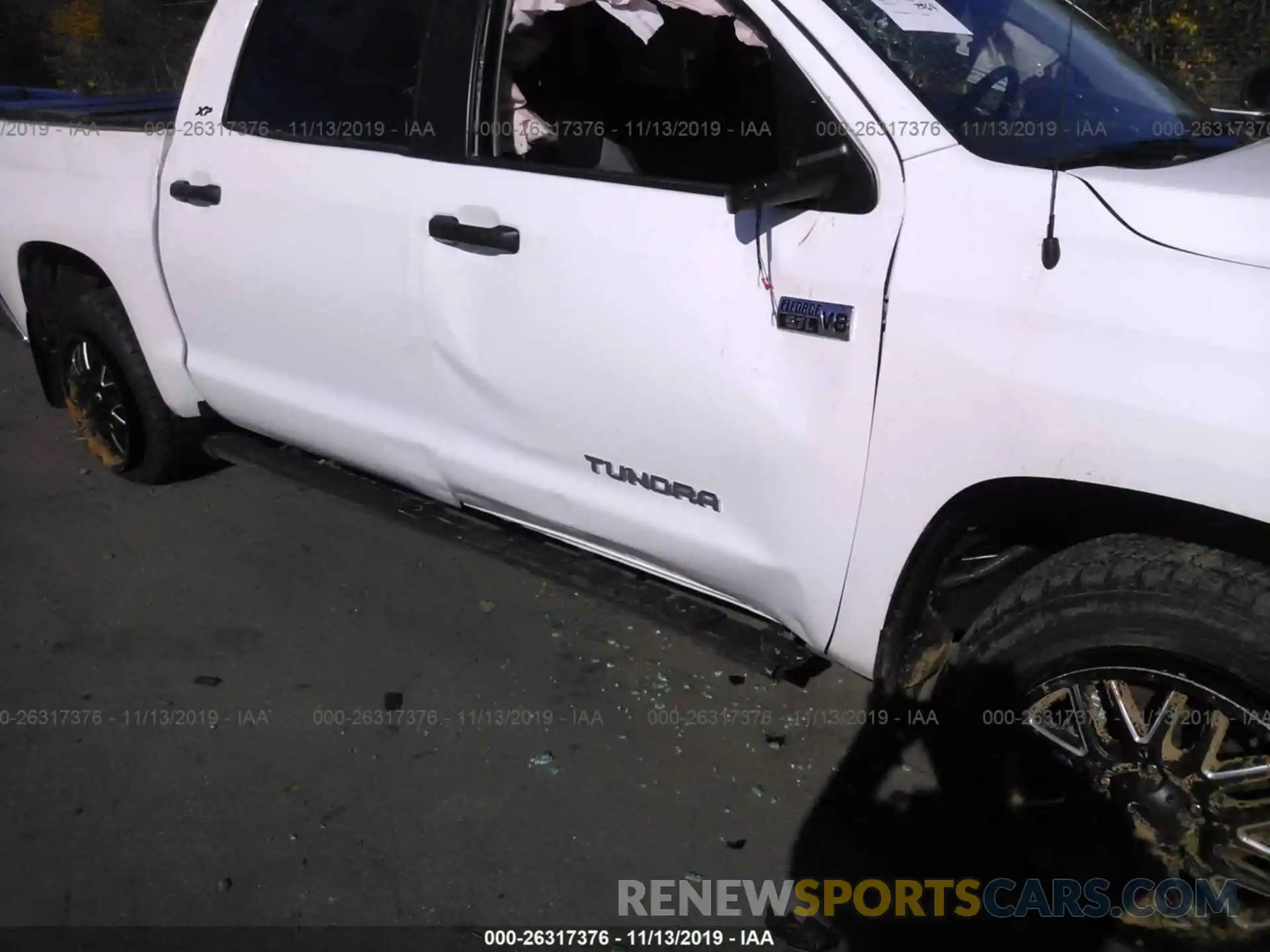 6 Photograph of a damaged car 5TFDW5F18KX834377 TOYOTA TUNDRA 2019