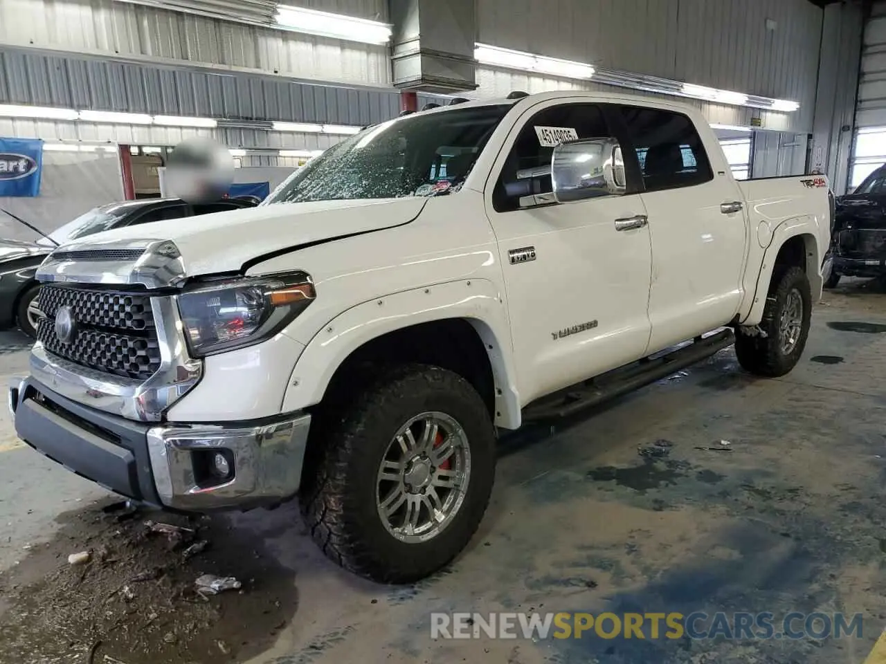 1 Photograph of a damaged car 5TFDW5F18KX867153 TOYOTA TUNDRA 2019