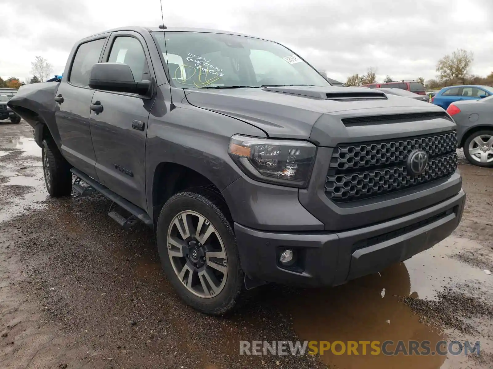 1 Photograph of a damaged car 5TFDW5F19KX861412 TOYOTA TUNDRA 2019