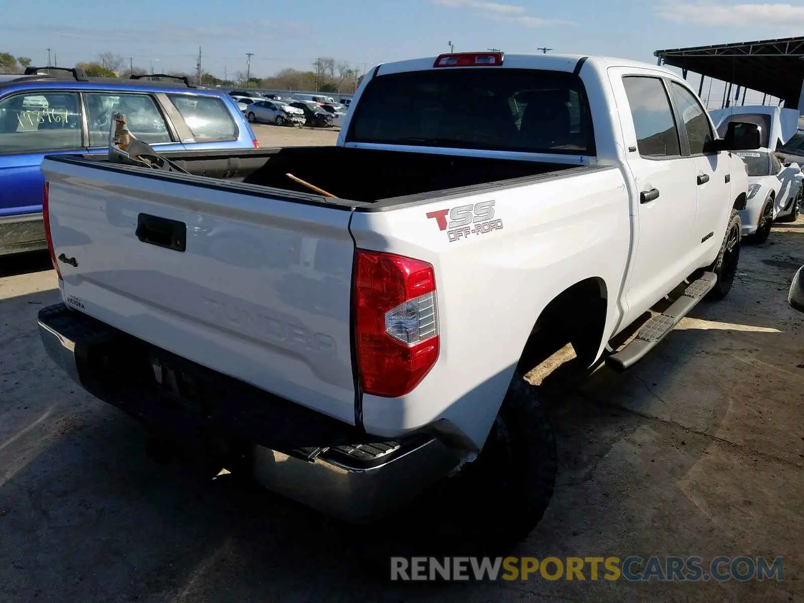 4 Photograph of a damaged car 5TFDW5F1XKX827155 TOYOTA TUNDRA 2019