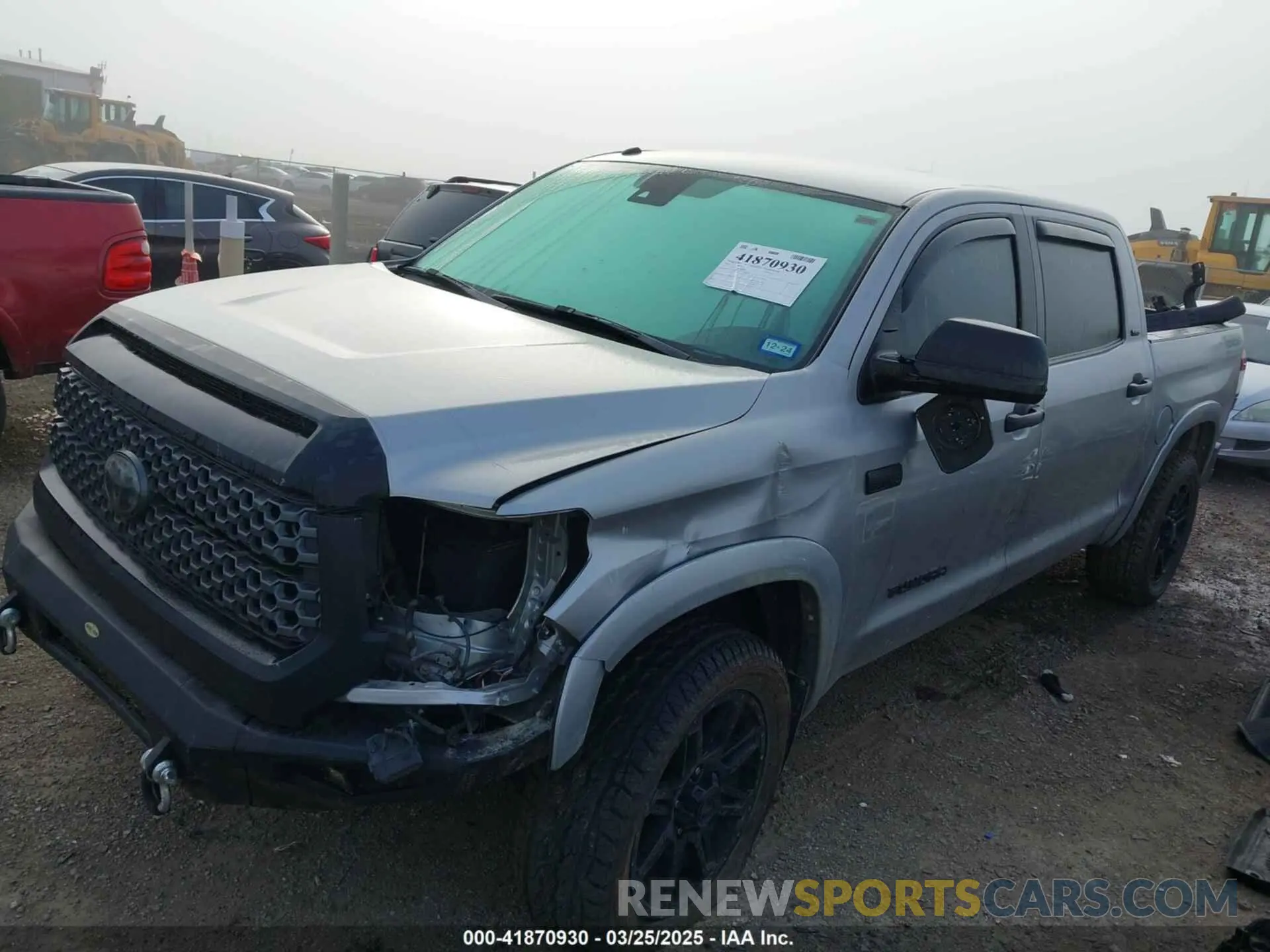 2 Photograph of a damaged car 5TFDW5F1XKX858602 TOYOTA TUNDRA 2019