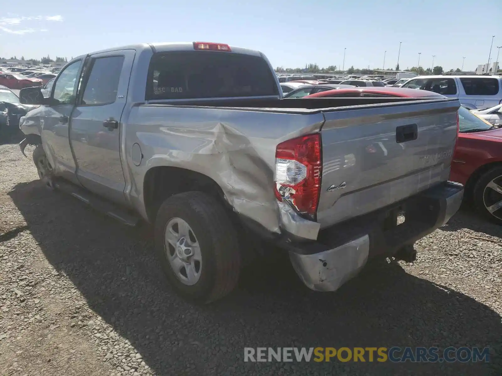 3 Photograph of a damaged car 5TFDY5F10KX808494 TOYOTA TUNDRA 2019