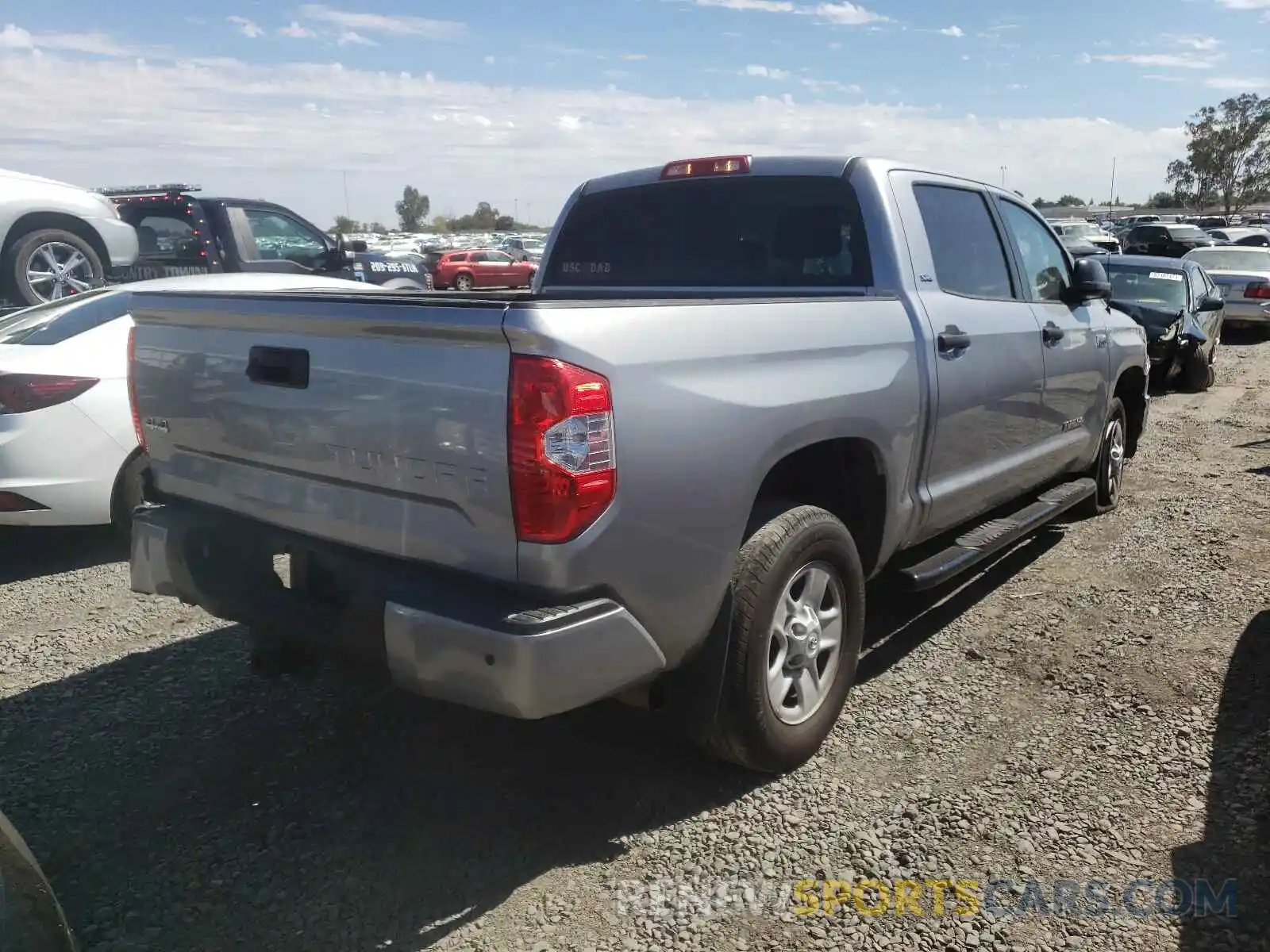 4 Photograph of a damaged car 5TFDY5F10KX808494 TOYOTA TUNDRA 2019