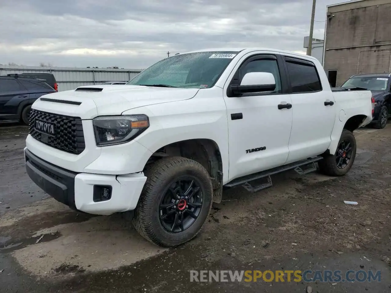 1 Photograph of a damaged car 5TFDY5F11KX803174 TOYOTA TUNDRA 2019