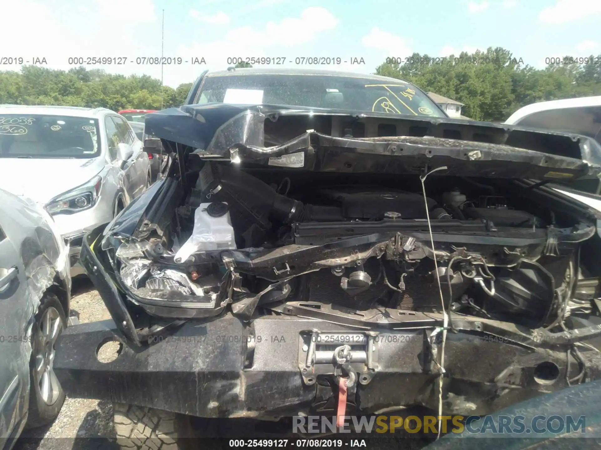 6 Photograph of a damaged car 5TFDY5F11KX805474 TOYOTA TUNDRA 2019