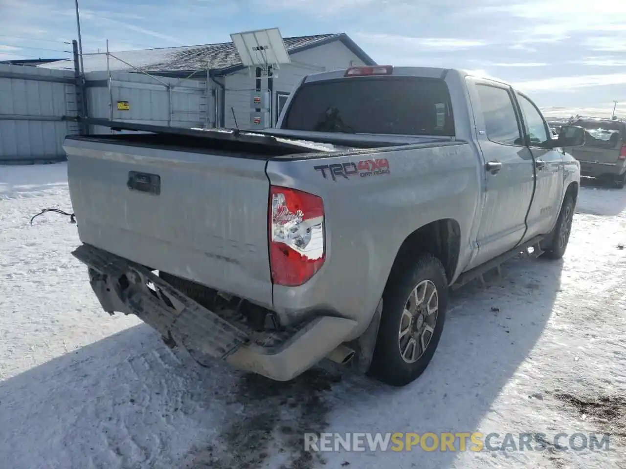 4 Photograph of a damaged car 5TFDY5F11KX808987 TOYOTA TUNDRA 2019