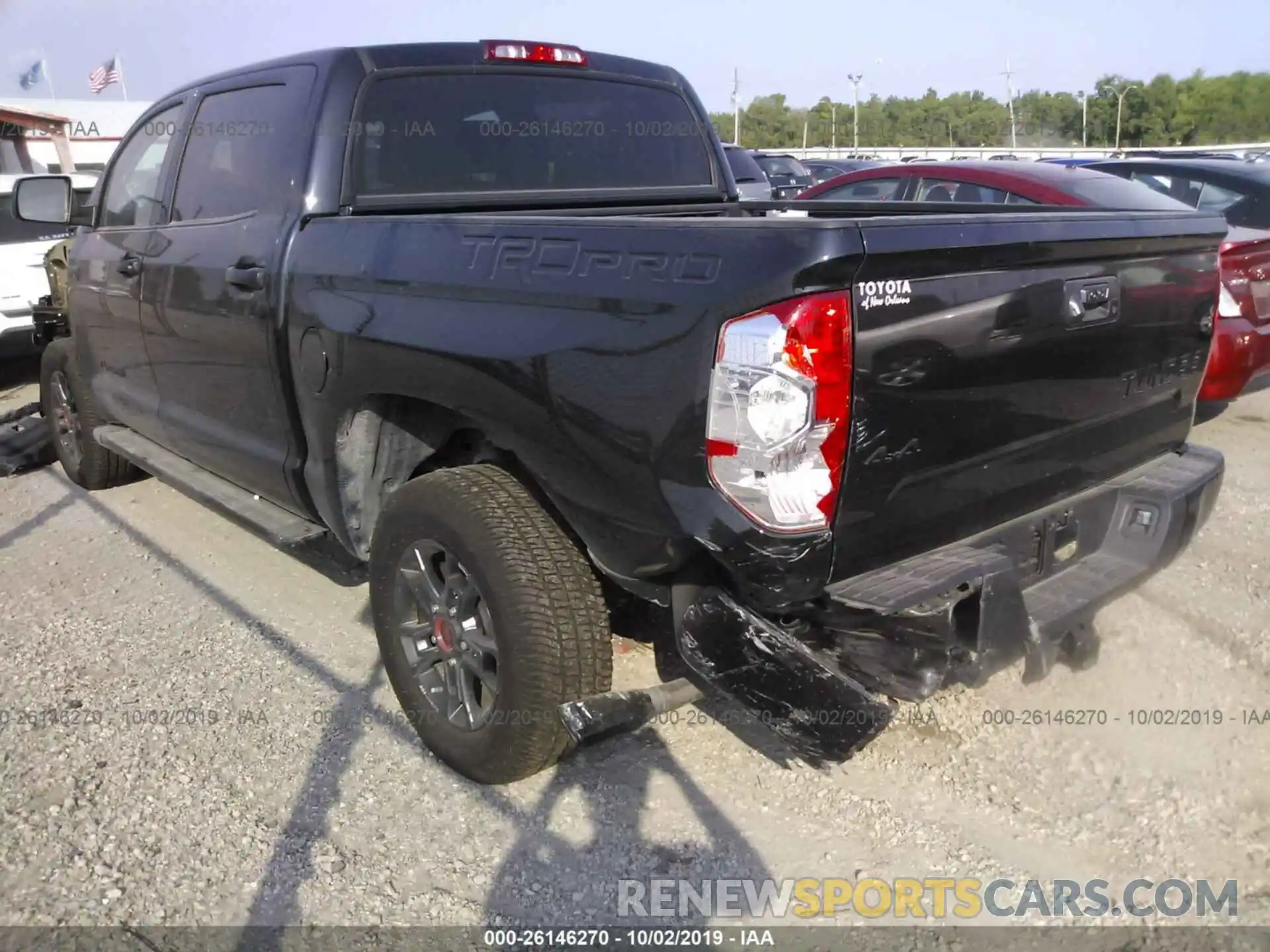 3 Photograph of a damaged car 5TFDY5F11KX816488 TOYOTA TUNDRA 2019