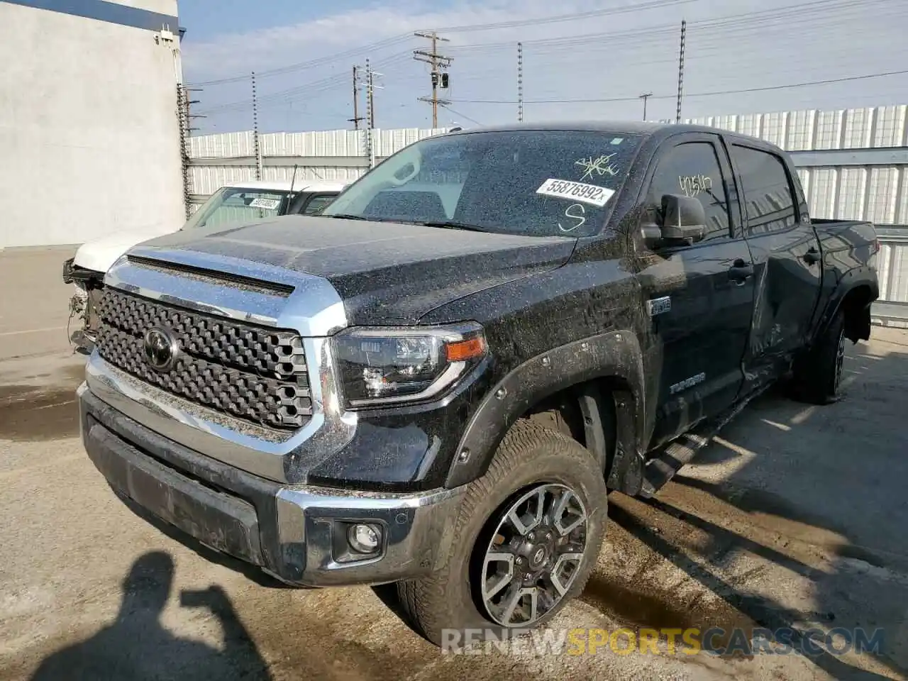 2 Photograph of a damaged car 5TFDY5F11KX850348 TOYOTA TUNDRA 2019