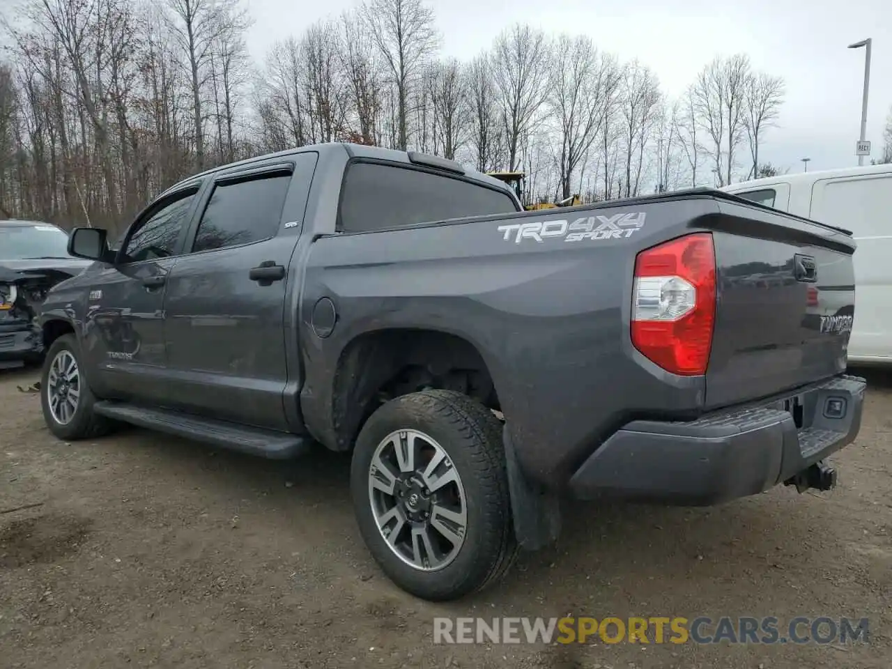 2 Photograph of a damaged car 5TFDY5F12KX787566 TOYOTA TUNDRA 2019