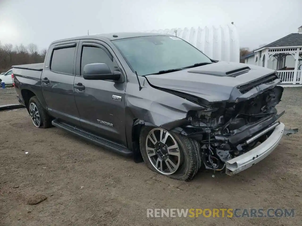 4 Photograph of a damaged car 5TFDY5F12KX787566 TOYOTA TUNDRA 2019