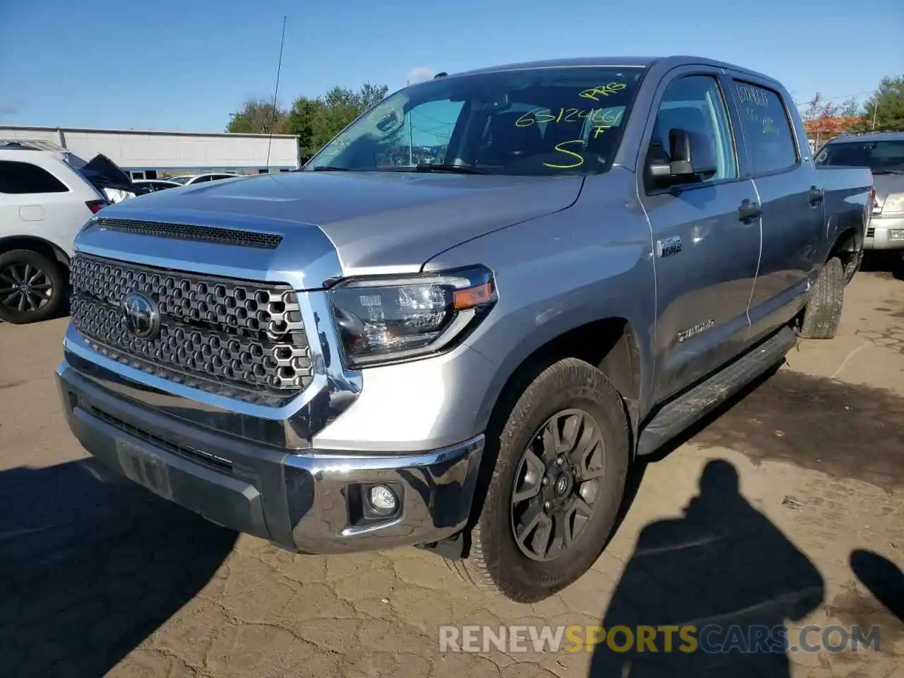 2 Photograph of a damaged car 5TFDY5F12KX835695 TOYOTA TUNDRA 2019