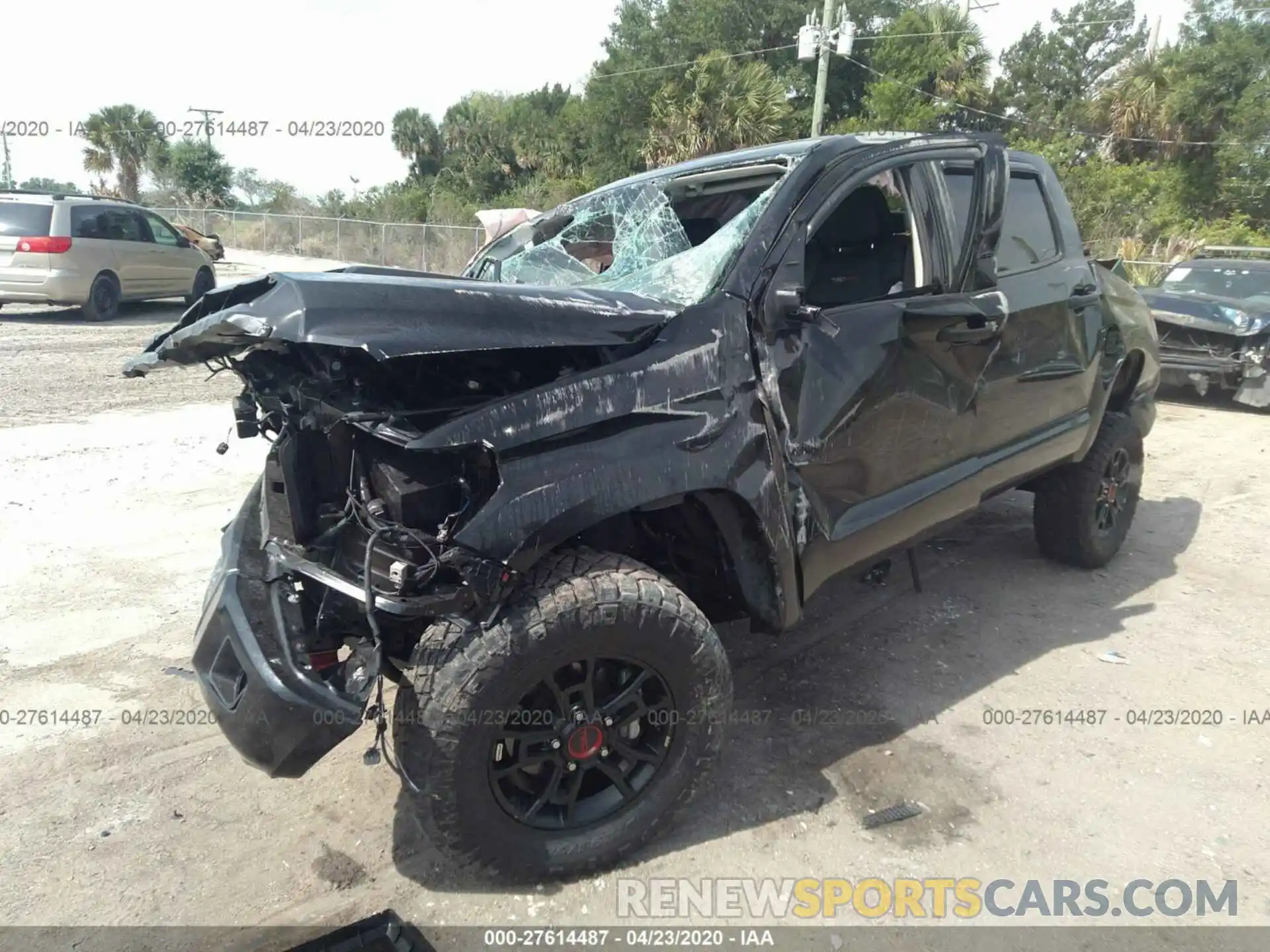 2 Photograph of a damaged car 5TFDY5F12KX835910 TOYOTA TUNDRA 2019