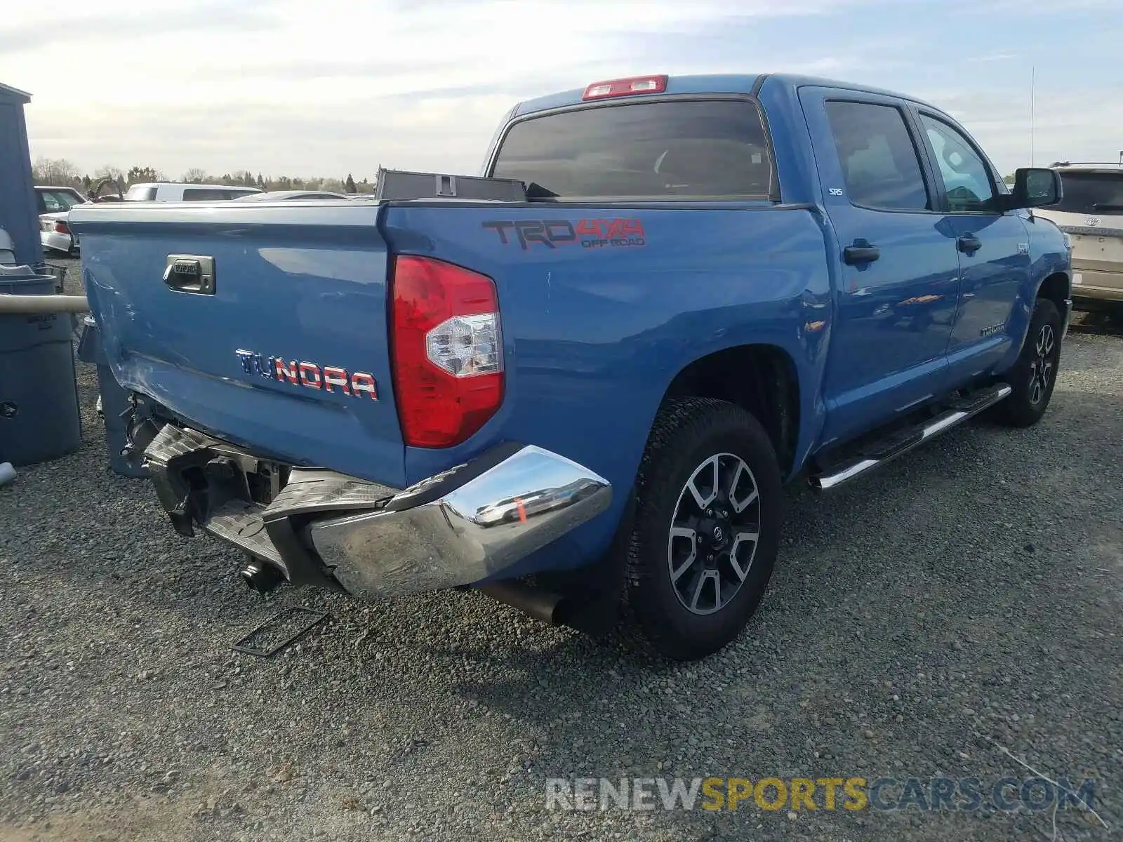 4 Photograph of a damaged car 5TFDY5F12KX842579 TOYOTA TUNDRA 2019