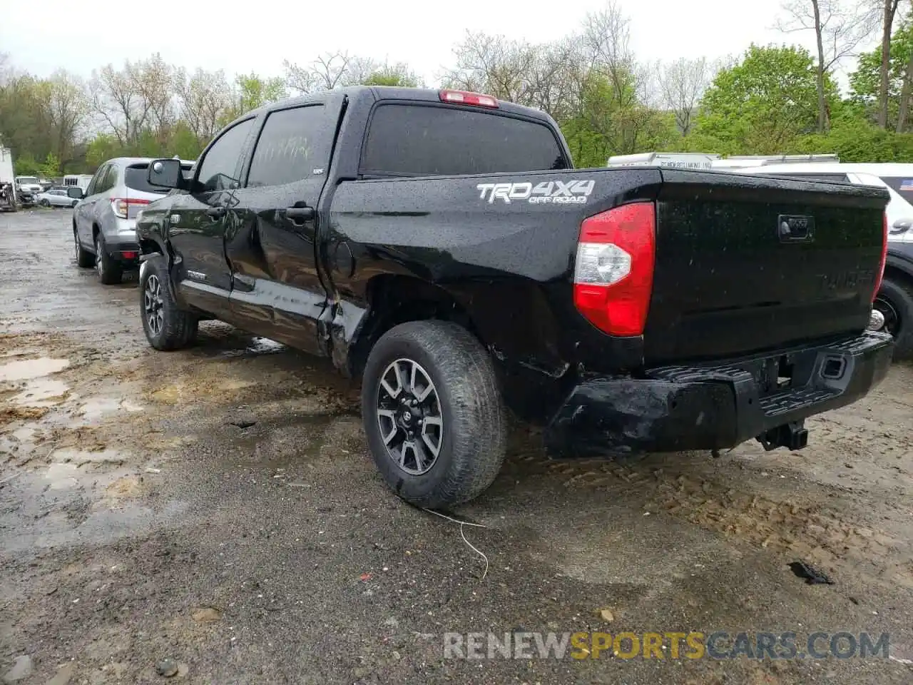 3 Photograph of a damaged car 5TFDY5F13KX801555 TOYOTA TUNDRA 2019