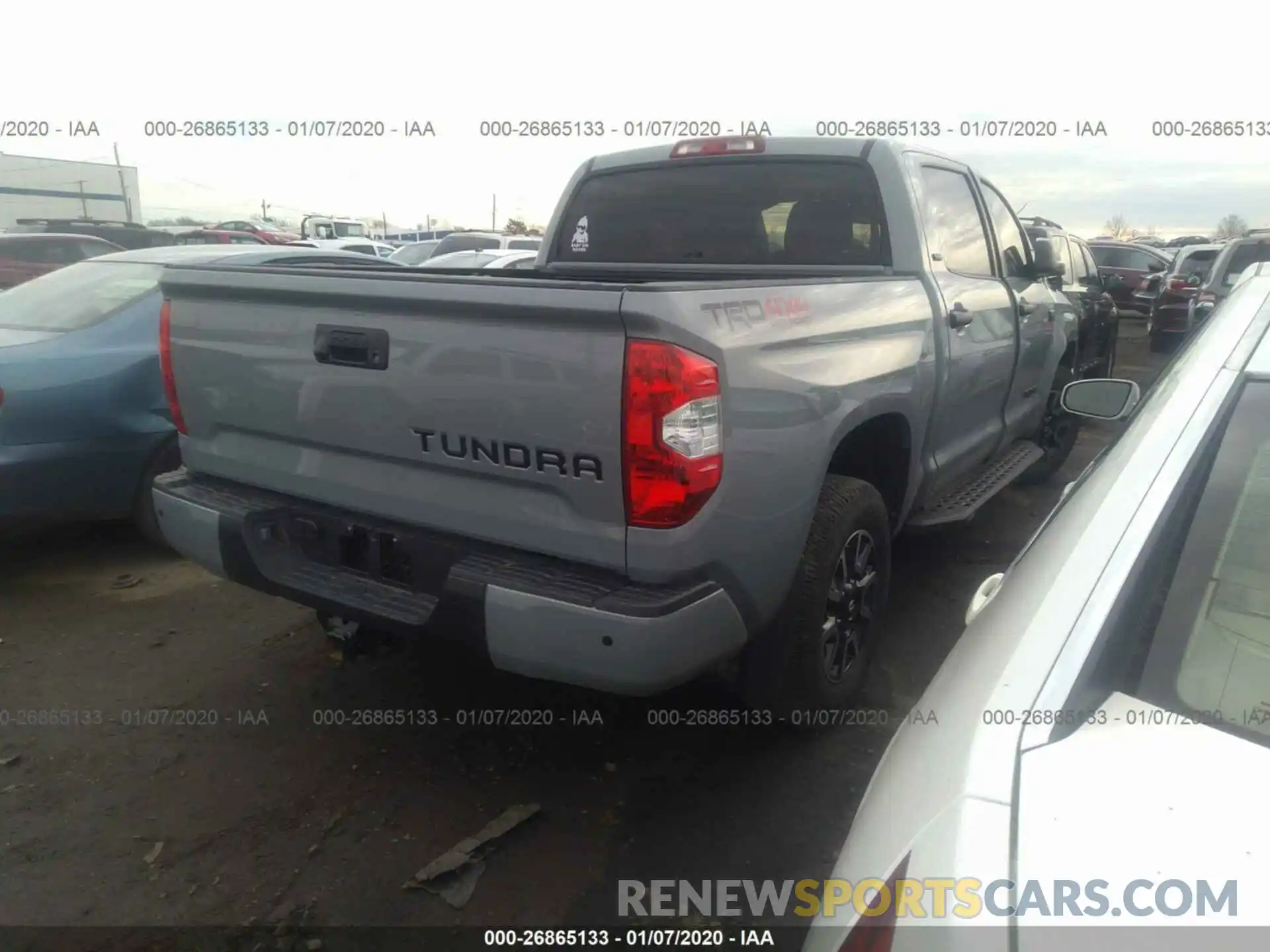 4 Photograph of a damaged car 5TFDY5F13KX808764 TOYOTA TUNDRA 2019