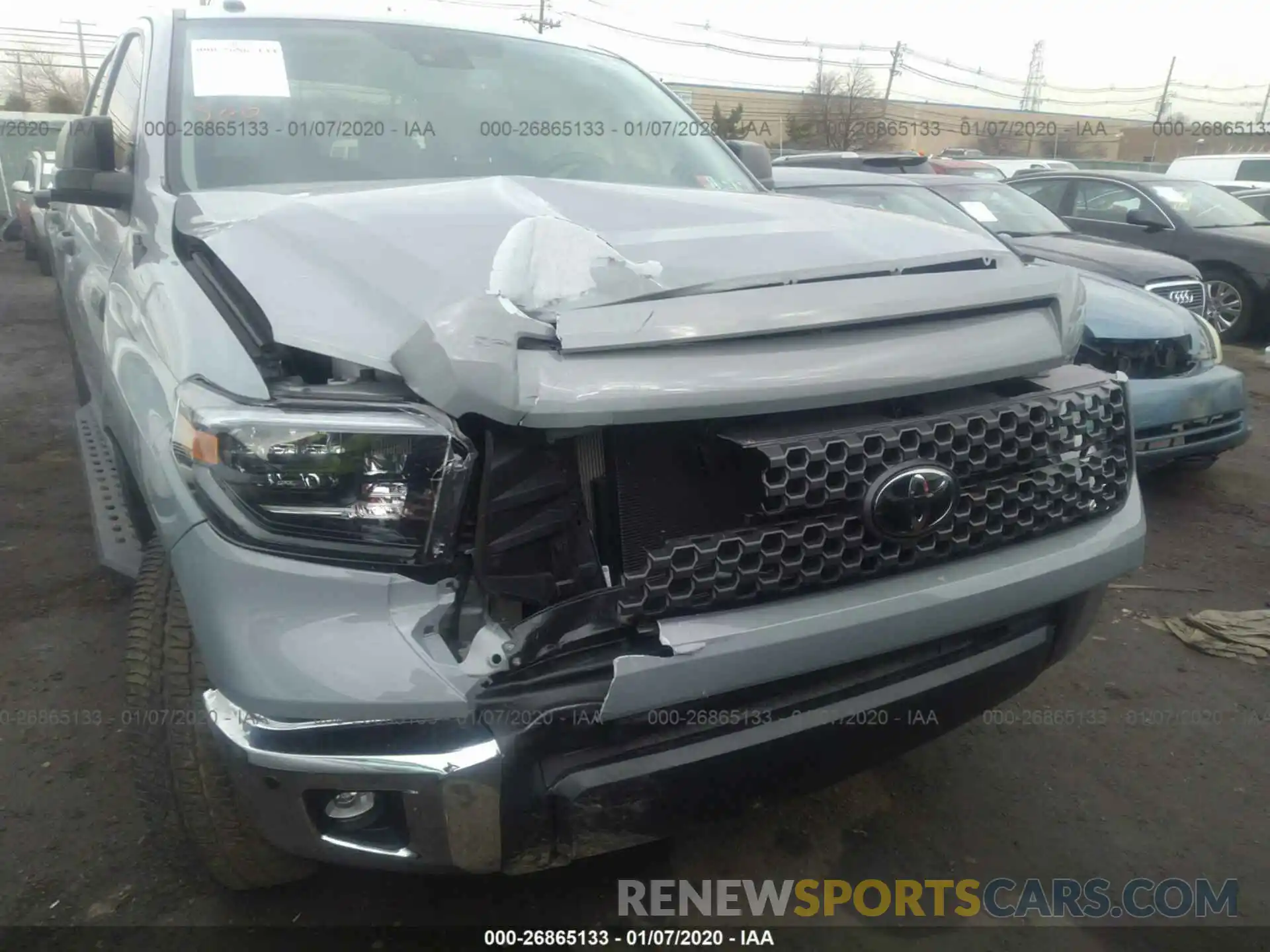 6 Photograph of a damaged car 5TFDY5F13KX808764 TOYOTA TUNDRA 2019