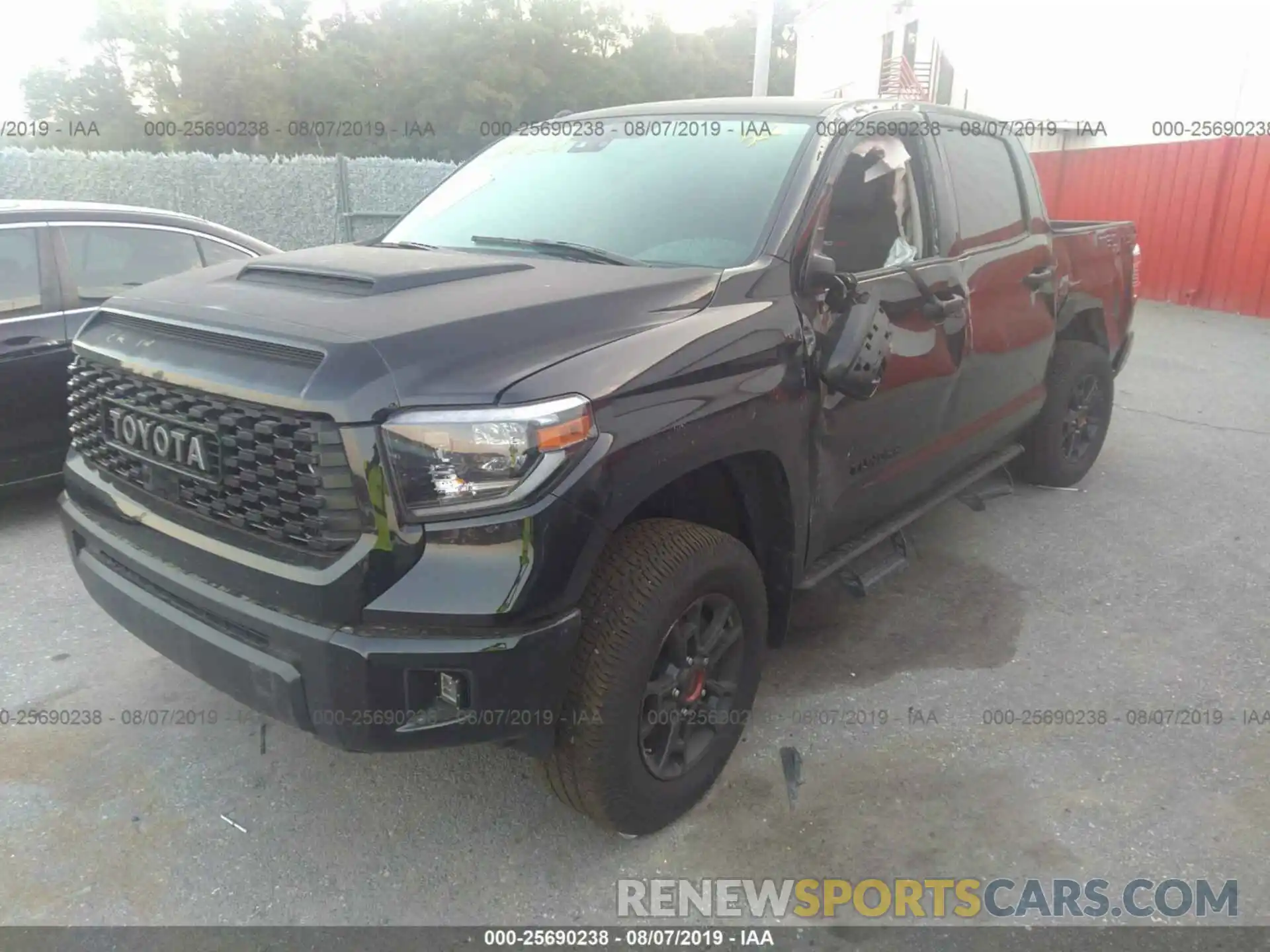 2 Photograph of a damaged car 5TFDY5F13KX811969 TOYOTA TUNDRA 2019