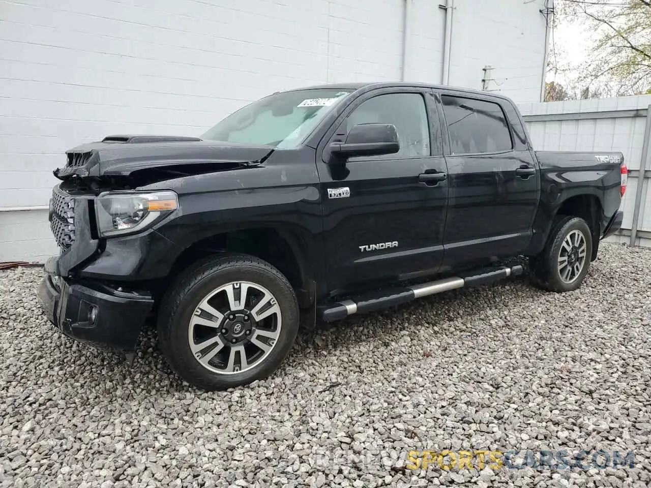 1 Photograph of a damaged car 5TFDY5F14KX808952 TOYOTA TUNDRA 2019