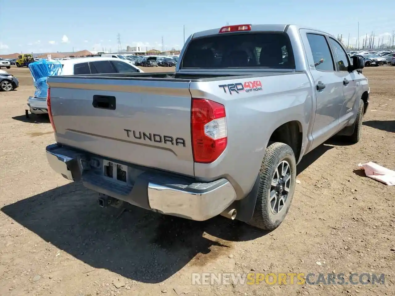 4 Photograph of a damaged car 5TFDY5F14KX870013 TOYOTA TUNDRA 2019