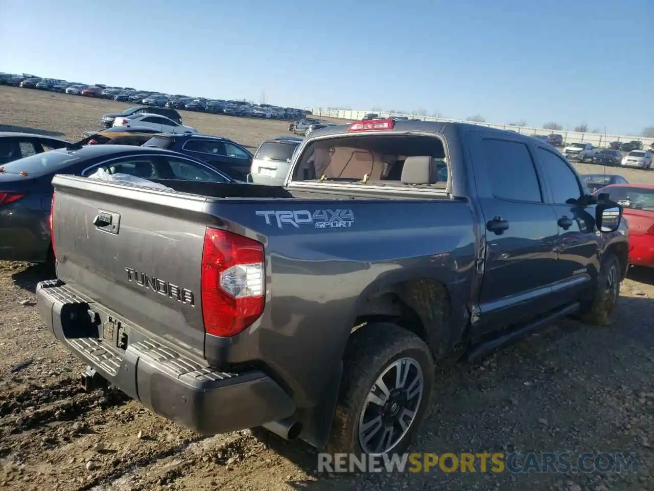 4 Photograph of a damaged car 5TFDY5F15KX784242 TOYOTA TUNDRA 2019