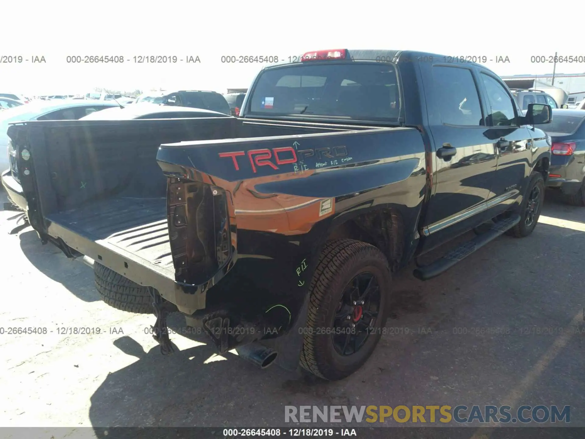 4 Photograph of a damaged car 5TFDY5F15KX851373 TOYOTA TUNDRA 2019