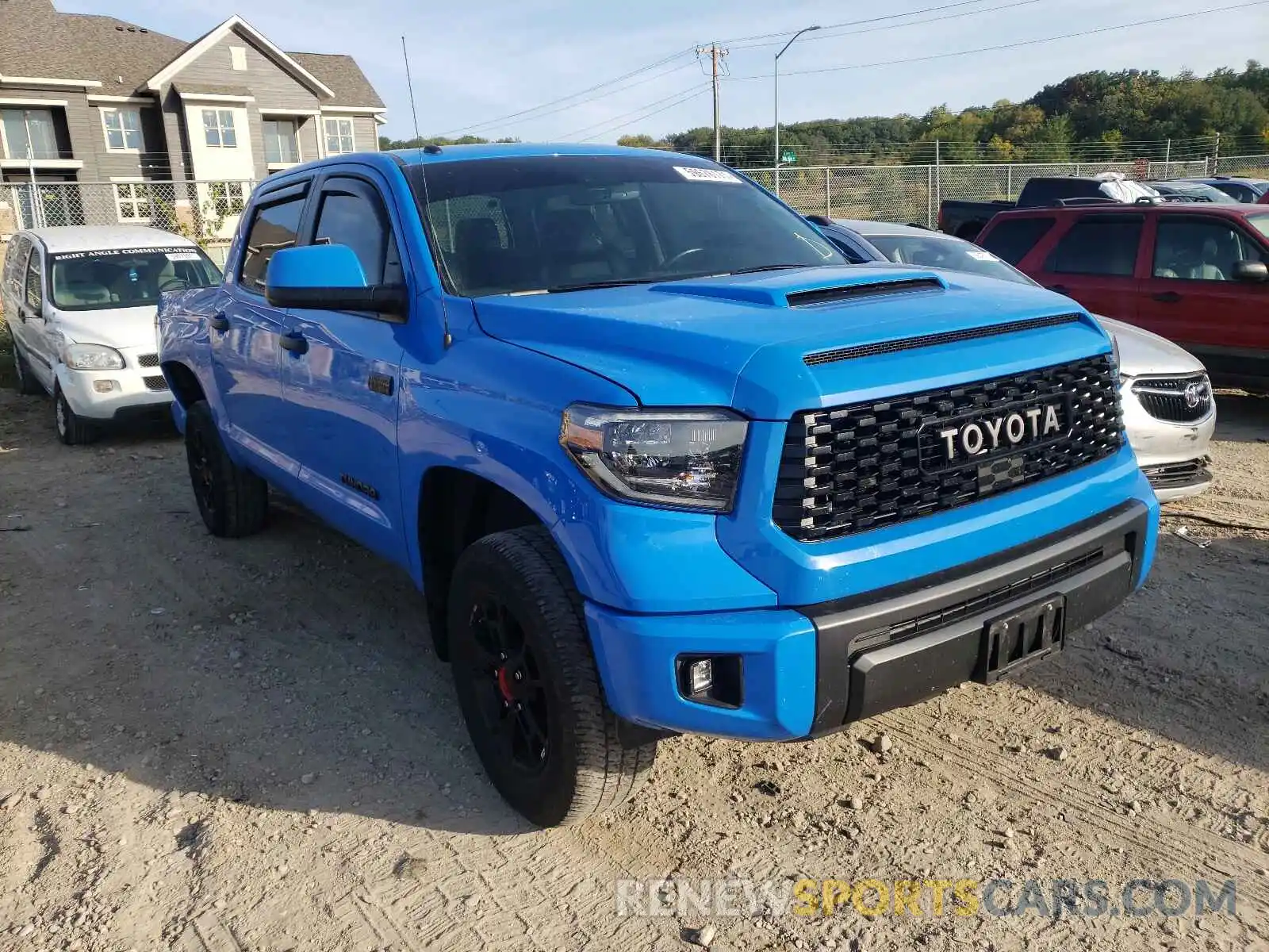 1 Photograph of a damaged car 5TFDY5F15KX858615 TOYOTA TUNDRA 2019