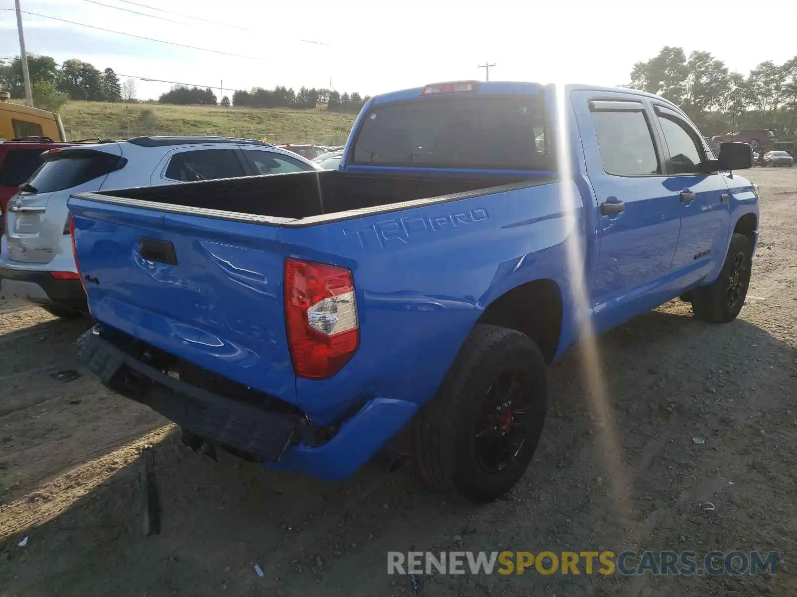 4 Photograph of a damaged car 5TFDY5F15KX858615 TOYOTA TUNDRA 2019