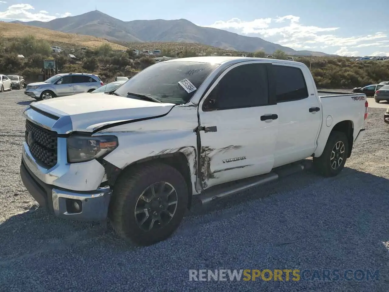1 Photograph of a damaged car 5TFDY5F15KX864947 TOYOTA TUNDRA 2019