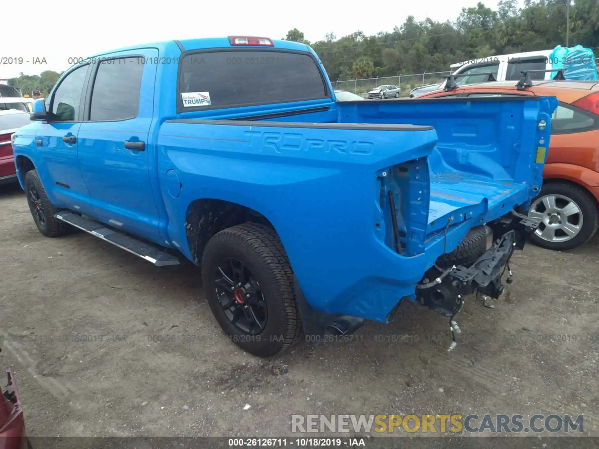 3 Photograph of a damaged car 5TFDY5F16KX787327 TOYOTA TUNDRA 2019