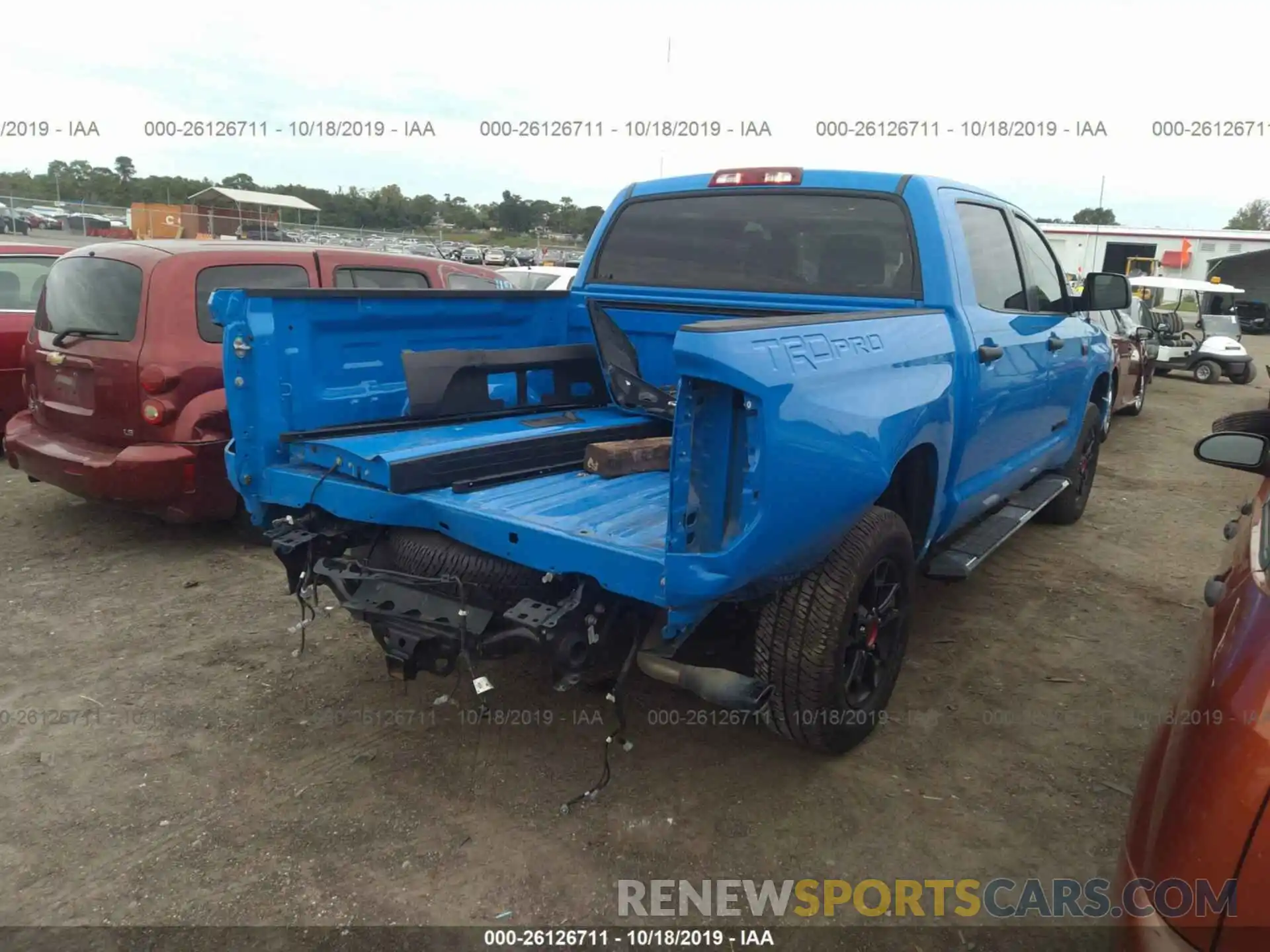 6 Photograph of a damaged car 5TFDY5F16KX787327 TOYOTA TUNDRA 2019