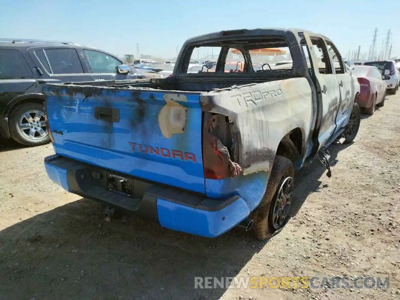 4 Photograph of a damaged car 5TFDY5F18KX799513 TOYOTA TUNDRA 2019