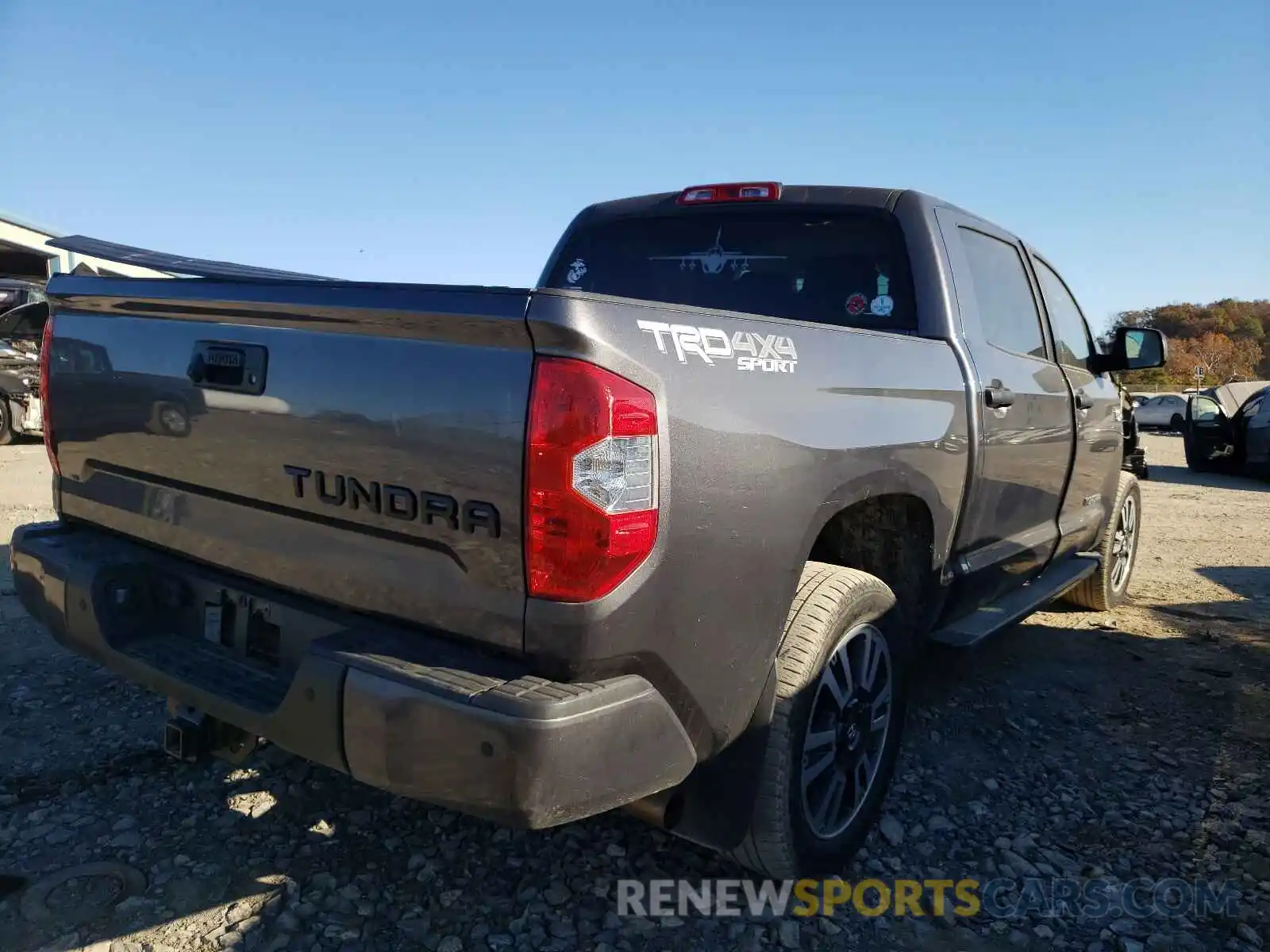 4 Photograph of a damaged car 5TFDY5F18KX867955 TOYOTA TUNDRA 2019