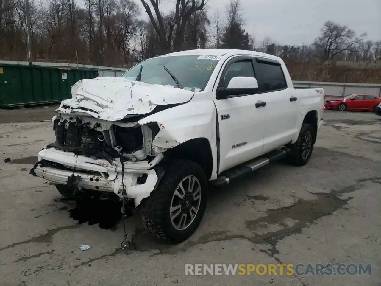 2 Photograph of a damaged car 5TFDY5F19KX794143 TOYOTA TUNDRA 2019