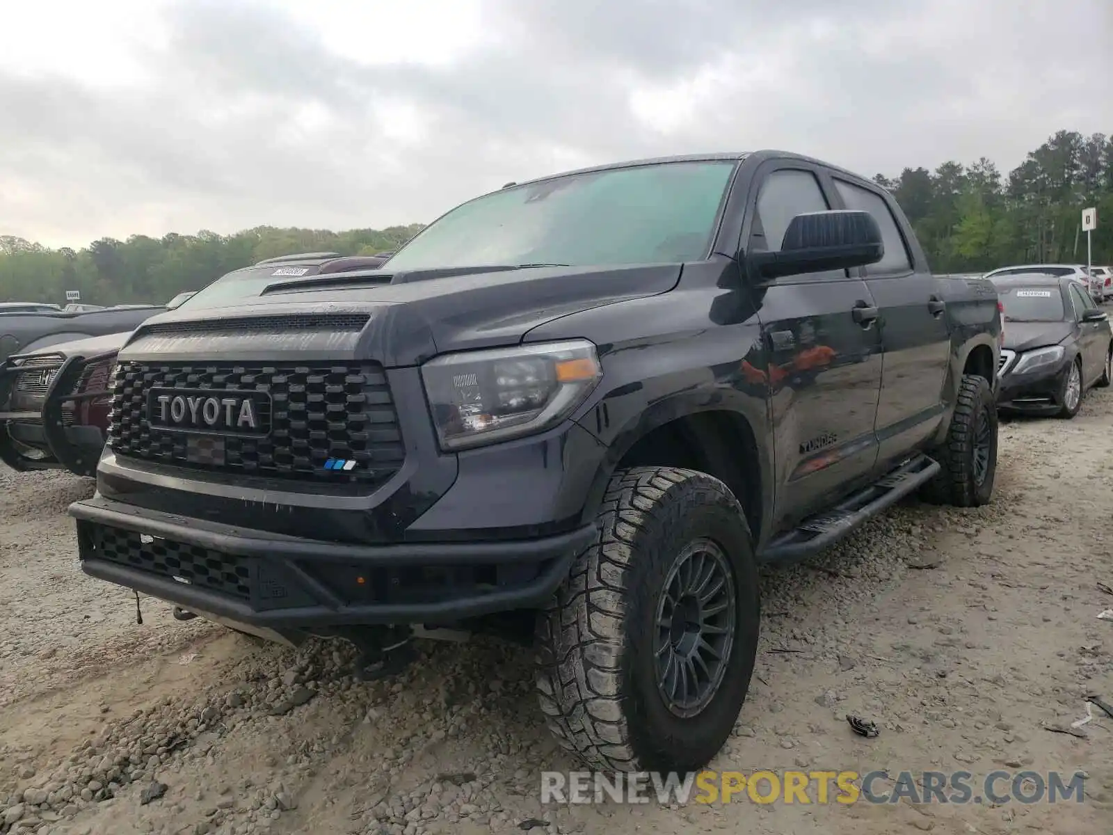 2 Photograph of a damaged car 5TFDY5F19KX841221 TOYOTA TUNDRA 2019