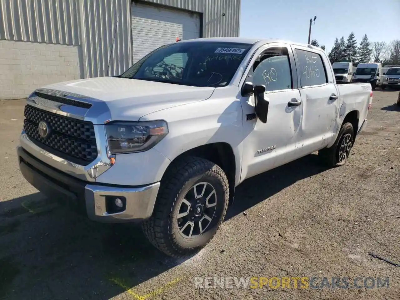 2 Photograph of a damaged car 5TFDY5F19KX854826 TOYOTA TUNDRA 2019