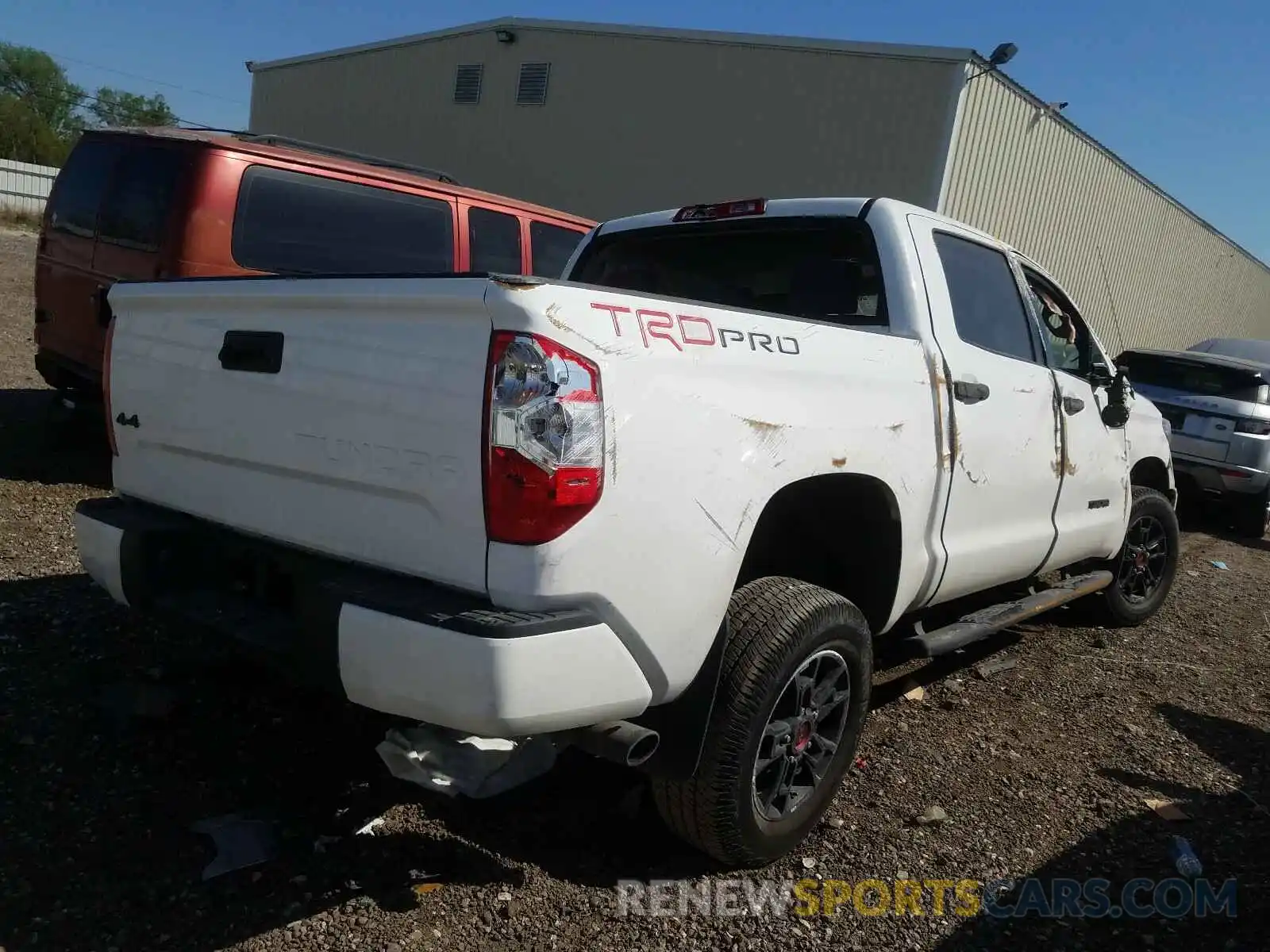 4 Photograph of a damaged car 5TFDY5F19KX865969 TOYOTA TUNDRA 2019