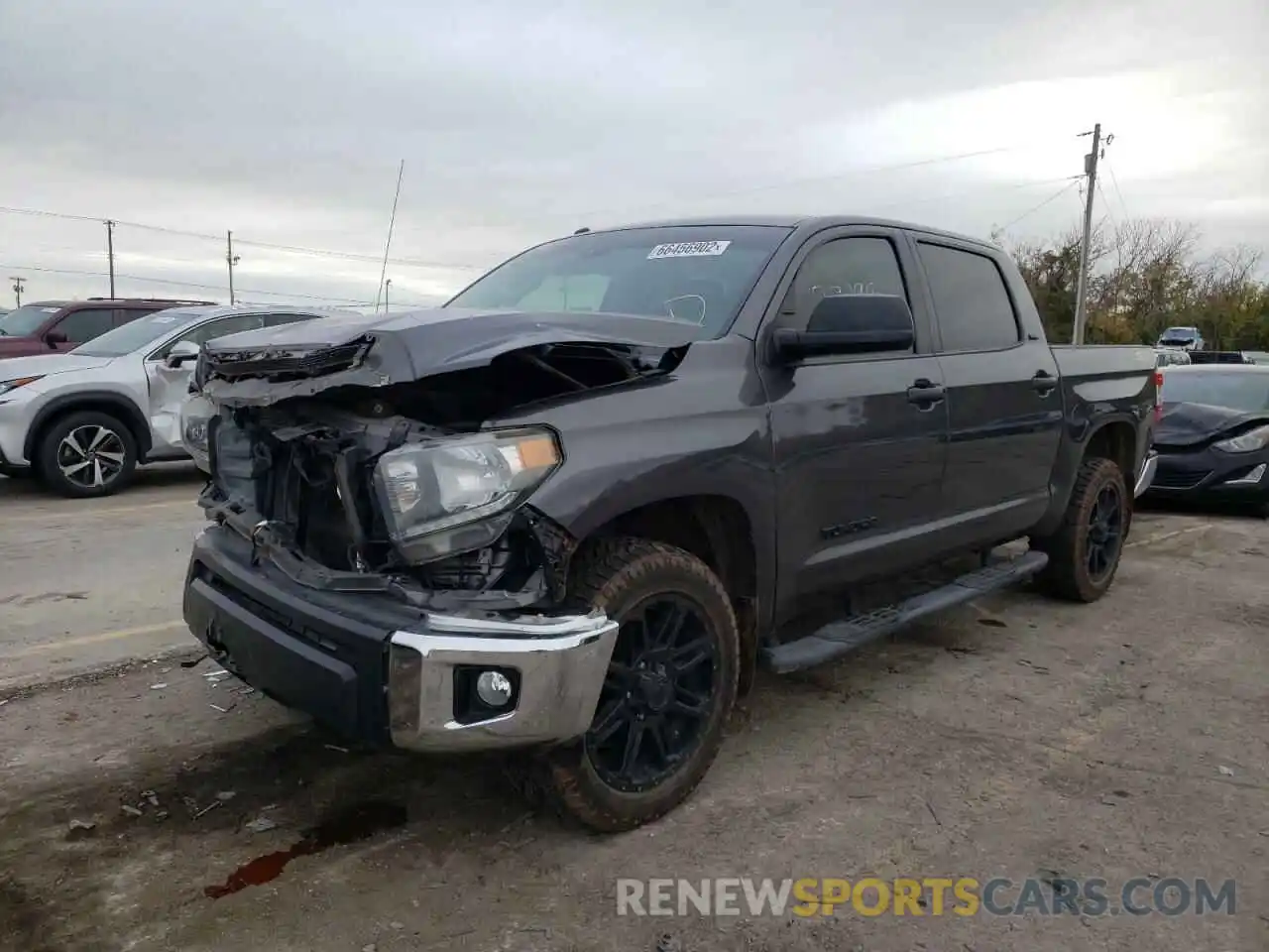 2 Photograph of a damaged car 5TFEM5F15KX140465 TOYOTA TUNDRA 2019