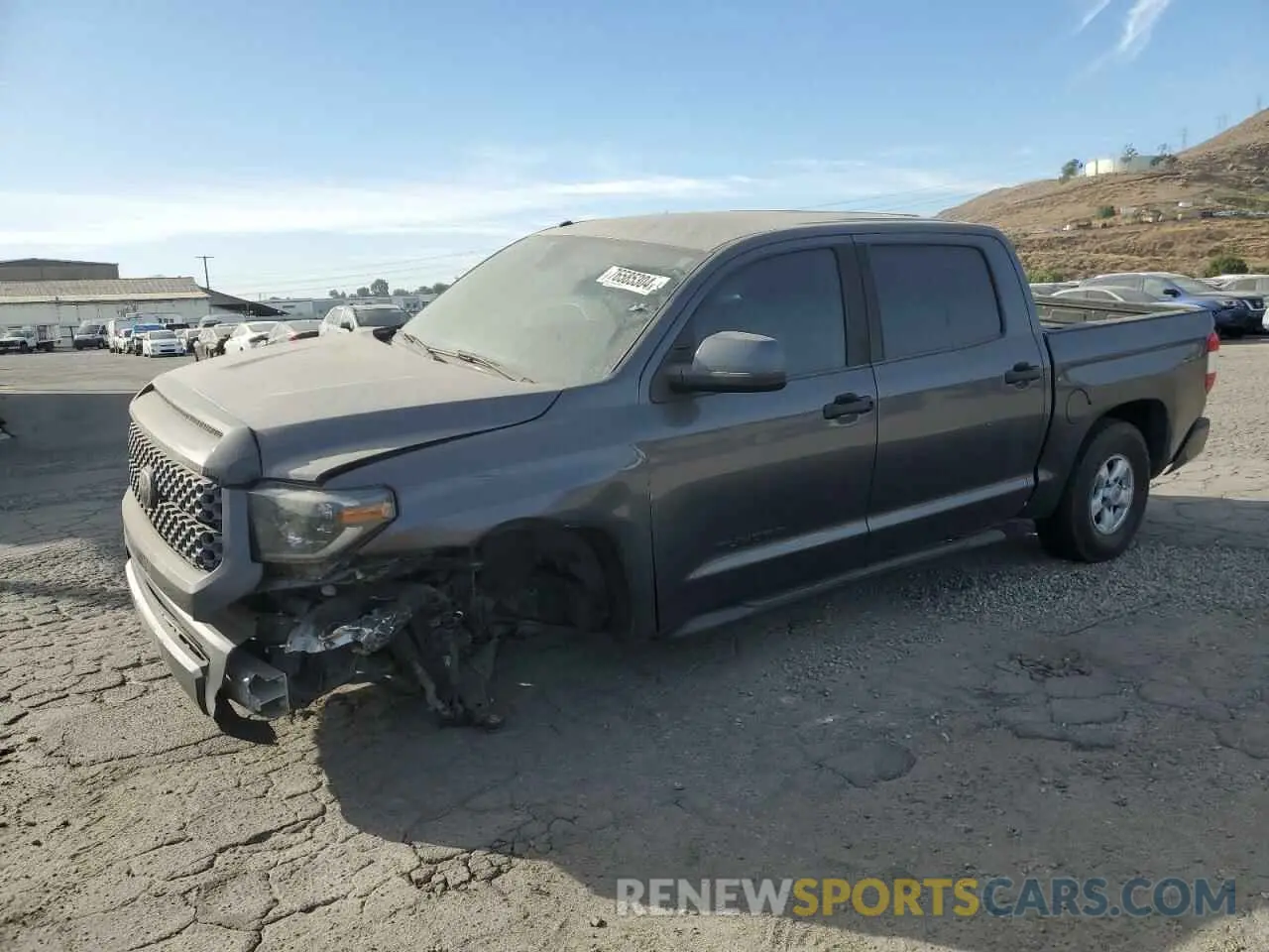 1 Photograph of a damaged car 5TFEM5F17KX140001 TOYOTA TUNDRA 2019