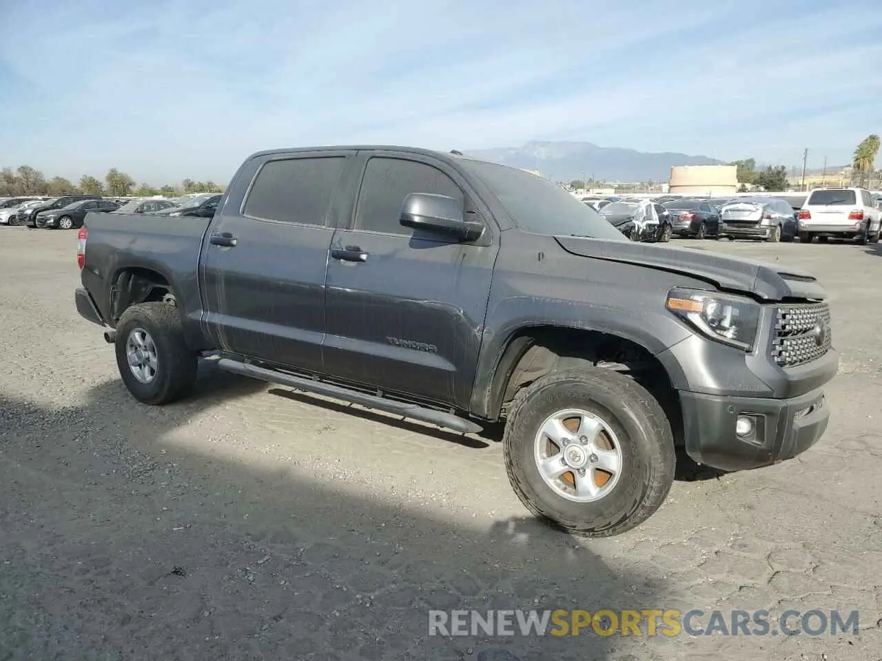 4 Photograph of a damaged car 5TFEM5F17KX140001 TOYOTA TUNDRA 2019