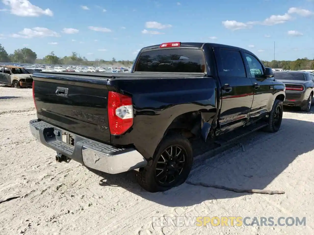 4 Photograph of a damaged car 5TFEY5F10KX247086 TOYOTA TUNDRA 2019